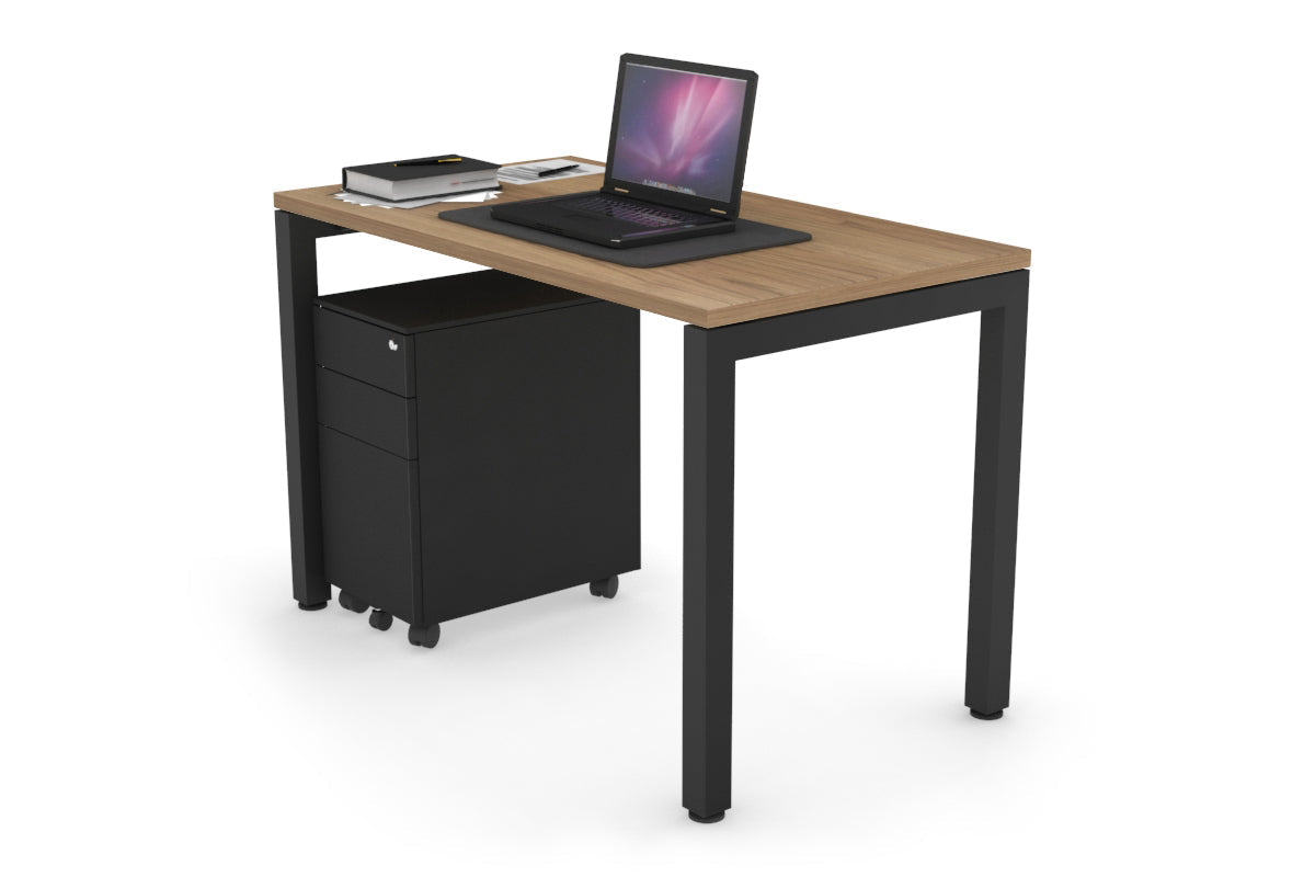 Quadro Square Legs Office Desk - 1000L x 600W Modern Workstation for Home & Office - Perfect for Remote Work, Study & Small Spaces