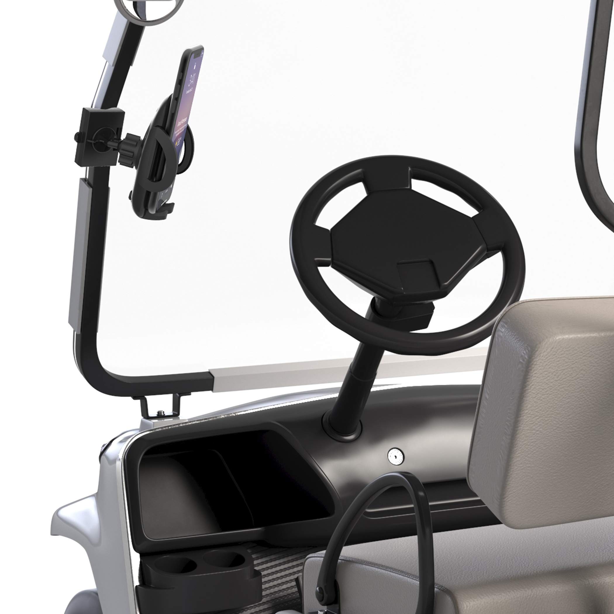Easy to Use Mobility Phone Grip - Adjustable Cell Phone Holder for Walkers, Wheelchairs & Scooters | Perfect for Hands-Free Calling, Navigation & Video Watching While Moving
