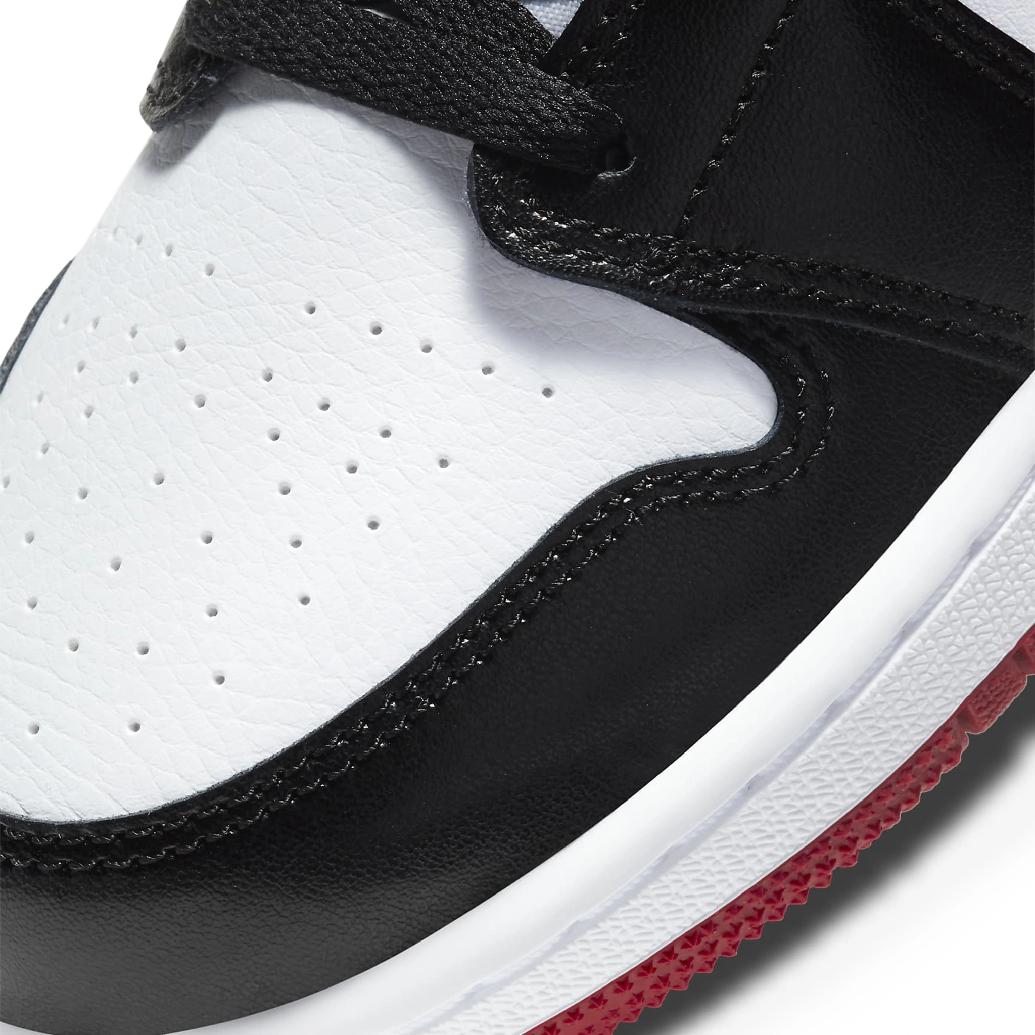 Air Jordan 1 Mid Gym Red Black White Basketball Shoes for Girls (GS) - Perfect for School, Sports & Street Fashion