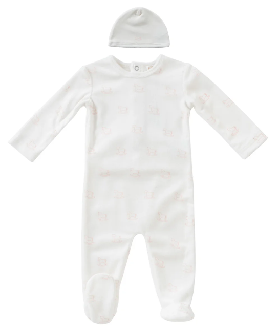 KIPP Rocking Horse Stretchie with Hat for Babies 3-9 Months - Soft & Comfortable Infant Outfit for Playtime, Photos & Special Occasions