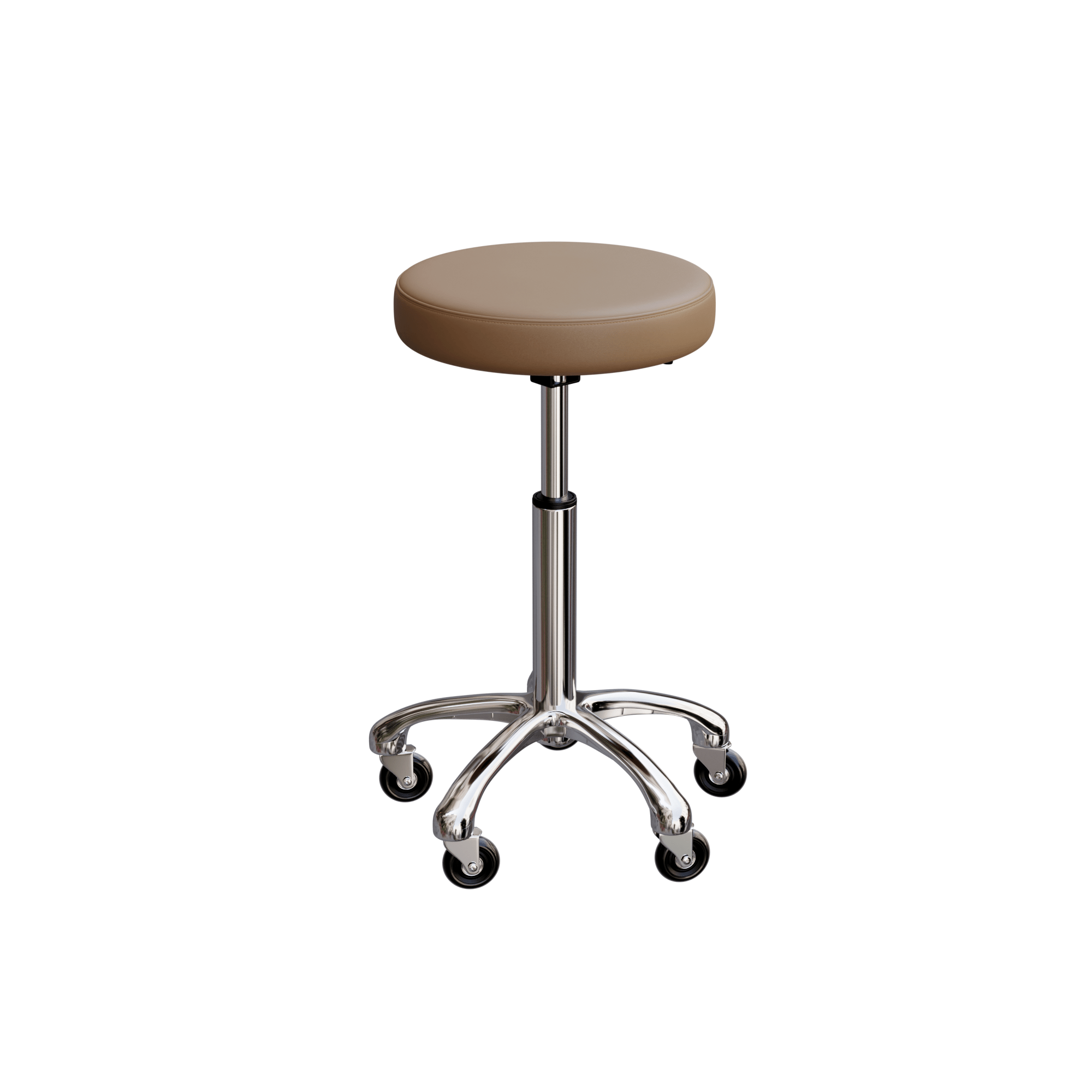 Professional Esthetician Stool with Adjustable Height & Metal Base - Hydraulic Facial Spa Chair for Salon, Beauty Clinic & Home Use (Model 1023A)