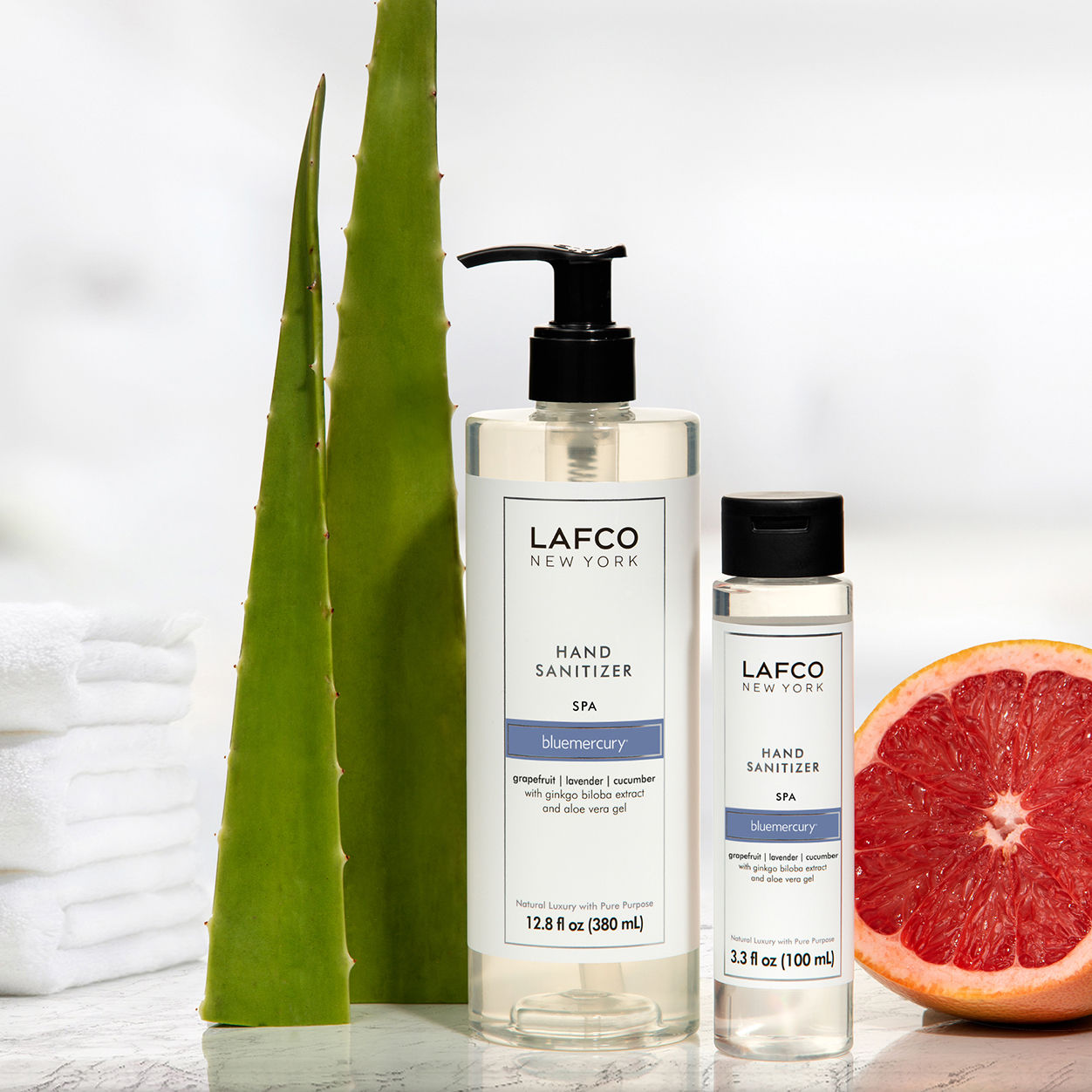 Bluemercury Spa Hand Sanitizer - Moisturizing & Antibacterial Gel (2oz) - Perfect for Travel, Office & On-the-Go Hygiene