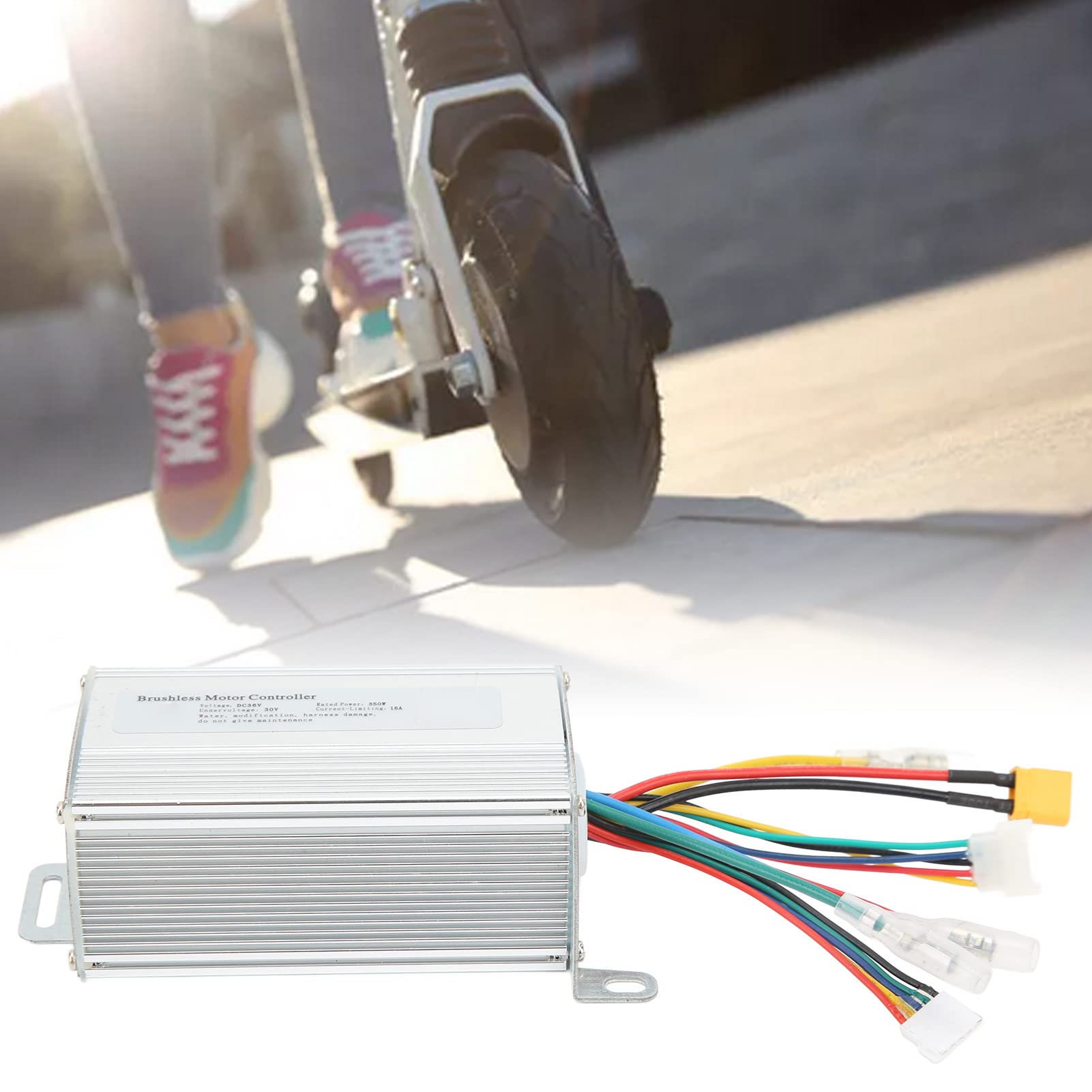 Alomejor Aluminum Alloy Electric Scooter Controller - Brushless Motor Controller for Kids Scooters - Upgrade Parts & Gift for Outdoor Fun & Commuting