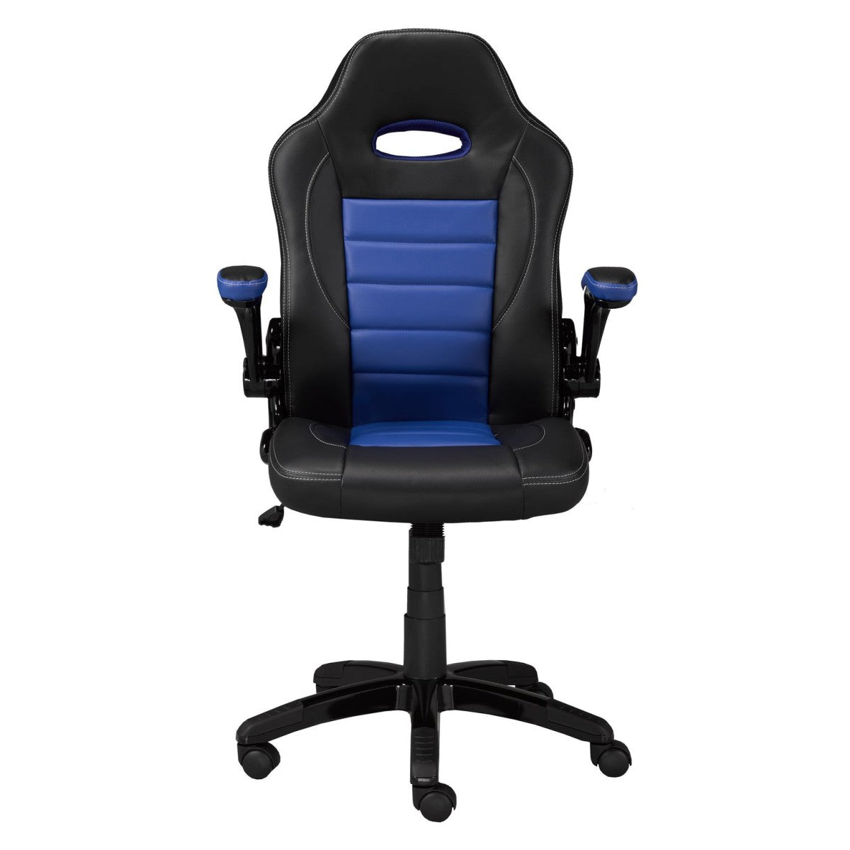 Premium Gaming Desk & Chair Set - Ergonomic Blue & Black Computer Desk with Comfortable Racing Style Chair for PC Gamers - Perfect for Home Office, Streaming & Esports Setup