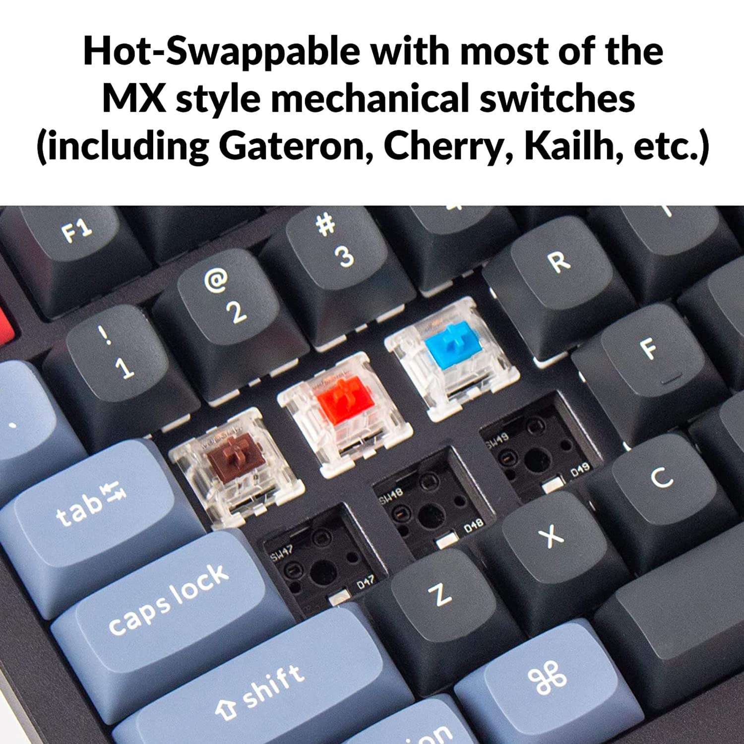 Keychron K8 Pro Wireless Mechanical Keyboard - Hot-Swappable TKL Custom Programmable with Gateron G Pro Red Switch, White Backlit PBT Keycaps for Mac Windows Linux | QMK/VIA Support | Perfect for Gaming, Coding & Office Work