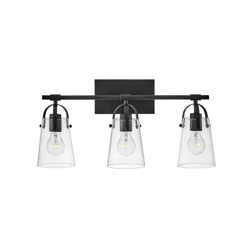 3-Light Transitional Bathroom Vanity Light Fixture - 22.75