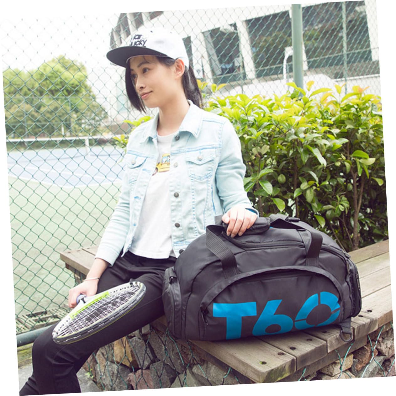 Premium MUSISALY Yoga Training Package Bag - Lightweight Gym Bag for Women & Men with Adjustable Shoulder Straps - Perfect for Yoga, Fitness, Travel & Workout Essentials