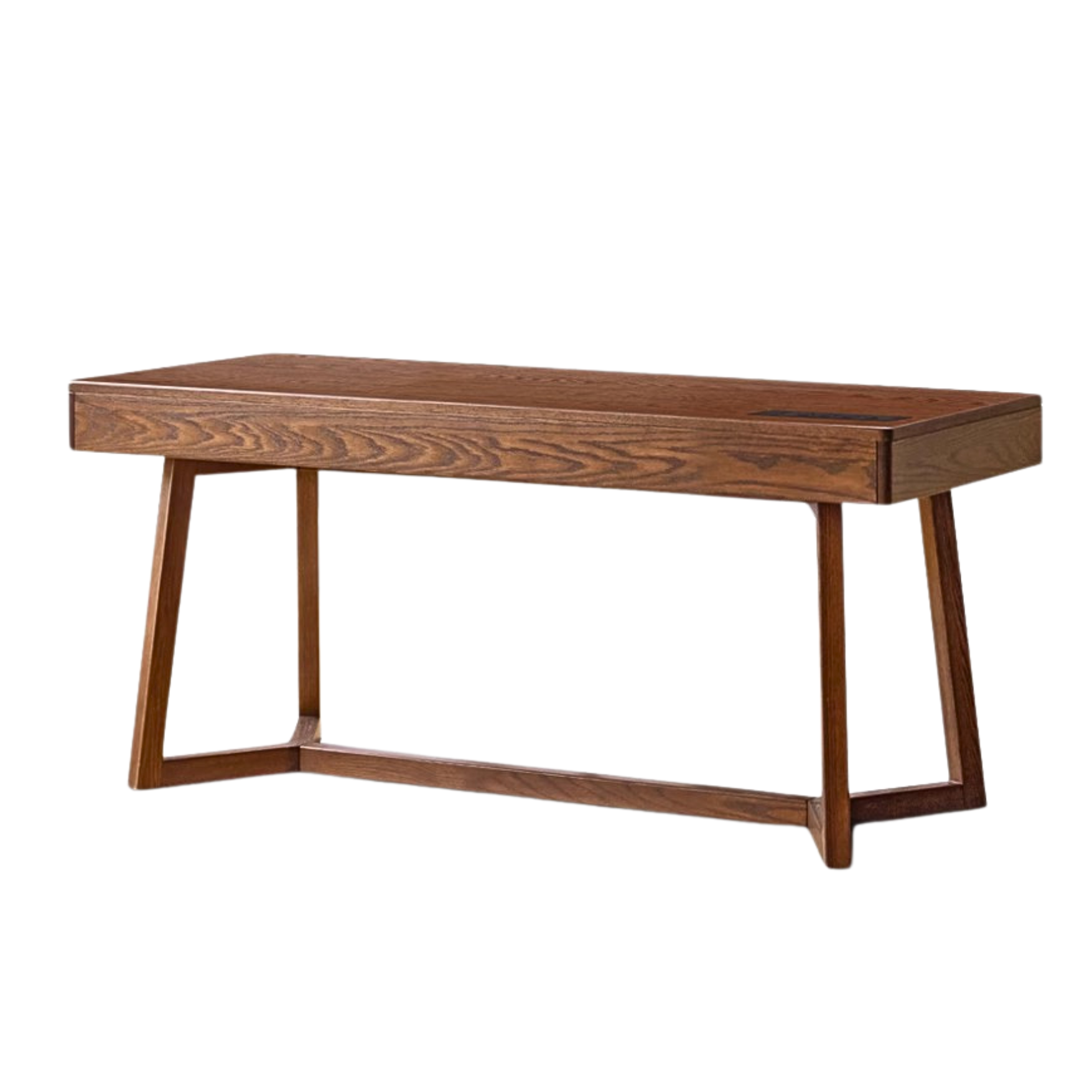 Premium Black Walnut & Oak Solid Wood Italian Modern Office Desk - Executive Home Office Furniture for Professionals & Remote Work