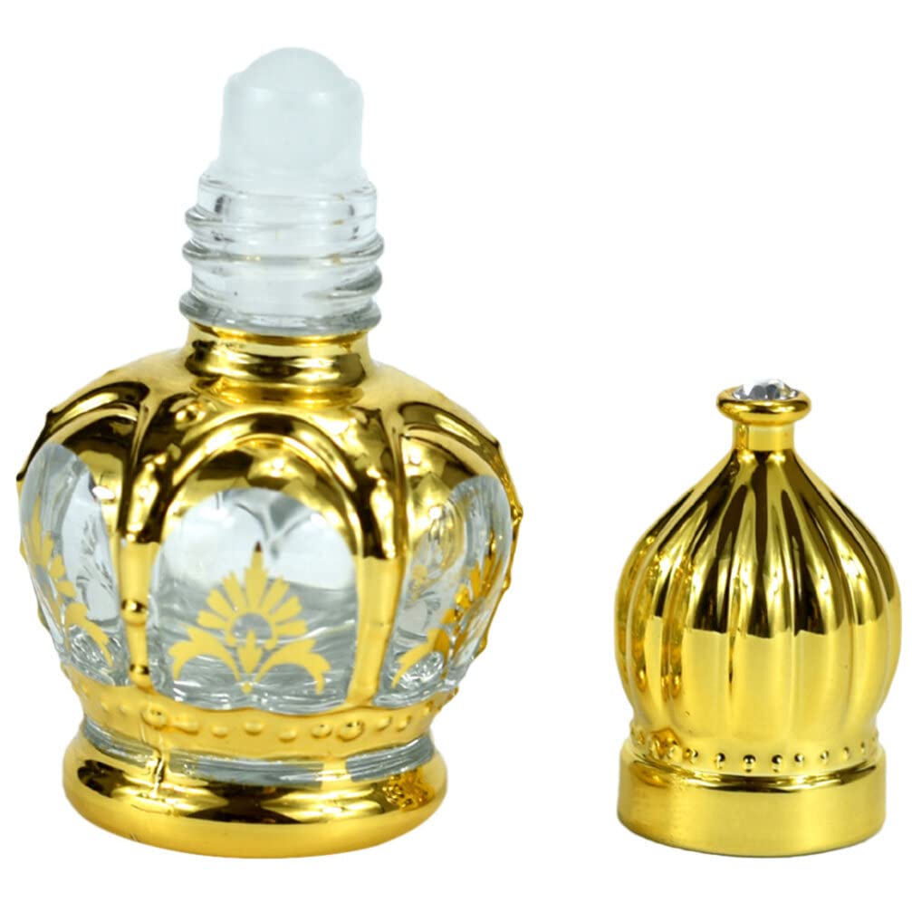 LALAFINA Essential Oil Bottles - 5ml Empty Glass Bottles with Metal Spray Top for Travel, DIY Aromatherapy & Refillable Perfume - Perfect for Home, Office, Gym & On-the-Go Use