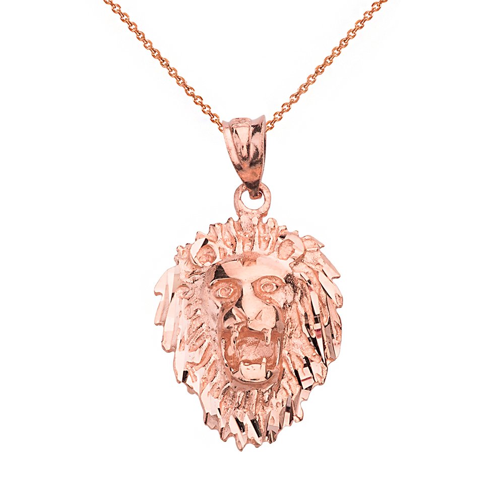 Leo Zodiac Sign Roaring Lion Head Pendant Necklace - Sterling Silver Zodiac Jewelry for Men & Women - Perfect for Birthdays, Gifts & Astrology Lovers