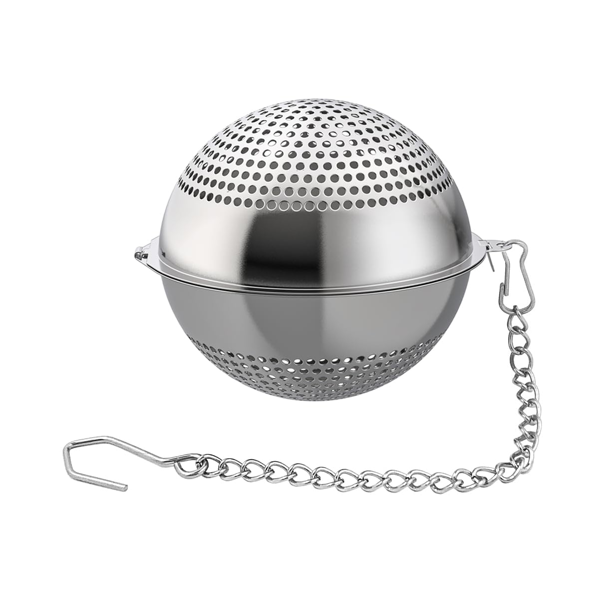Premium 304 Stainless Steel Tea Infuser Ball - 2.1 Inch Food Grade Mesh Strainer for Loose Leaf Tea | Perfect for Brewing Herbal, Green, Black & Iced Tea at Home or Office