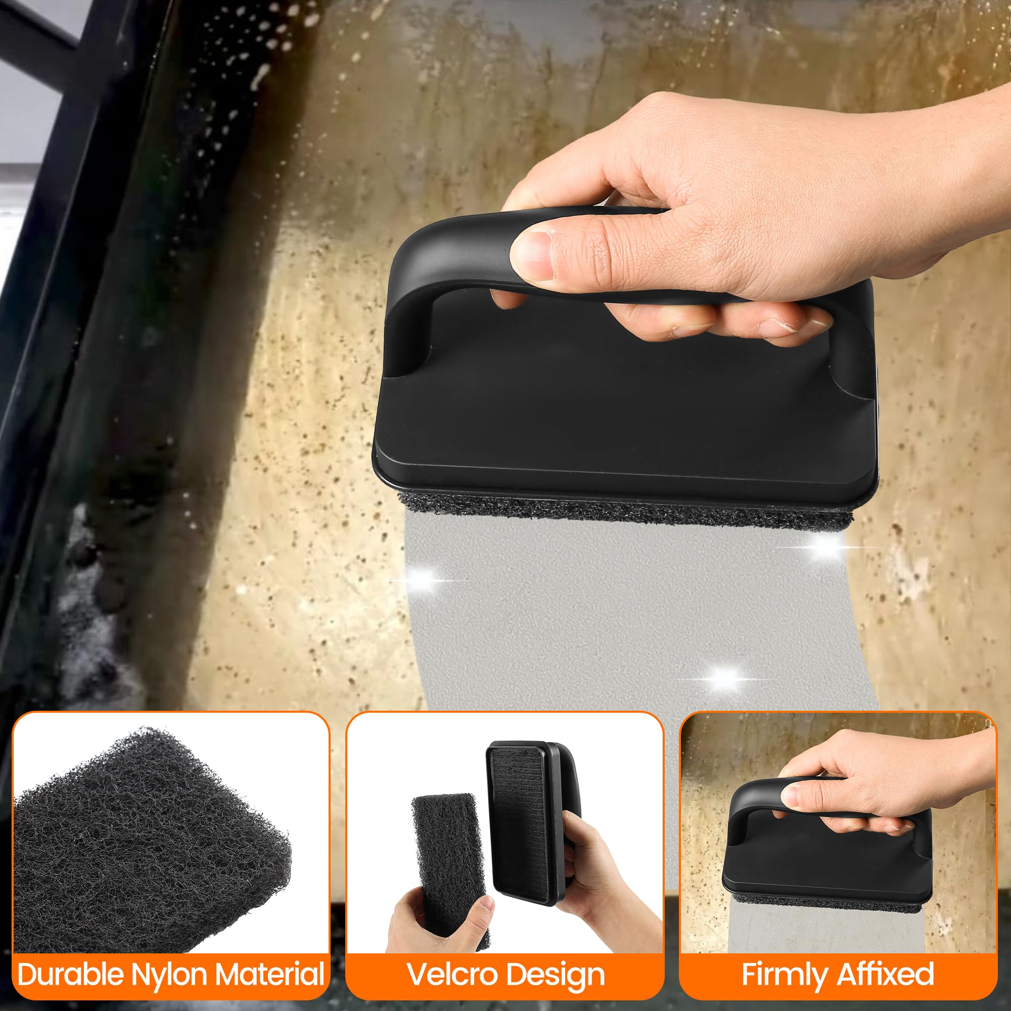 Upgraded 20-Piece Blackstone Griddle Cleaning Kit - Flat Top Grill Accessories Set with Scraper, Heat-Resistant Silicone Spatula Mat, Grill Stone & Brush - Perfect for Outdoor Cooking & Backyard BBQs