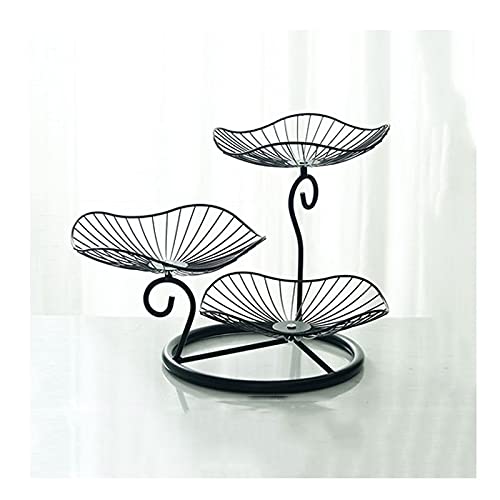 3-Tier Cake Stand for Desserts, Cupcakes & Fruits - Elegant Afternoon Tea Serving Platter for Living Room, Parties & Home Decor (Size A) - Perfect for Weddings, Baby Showers & Holiday Gatherings