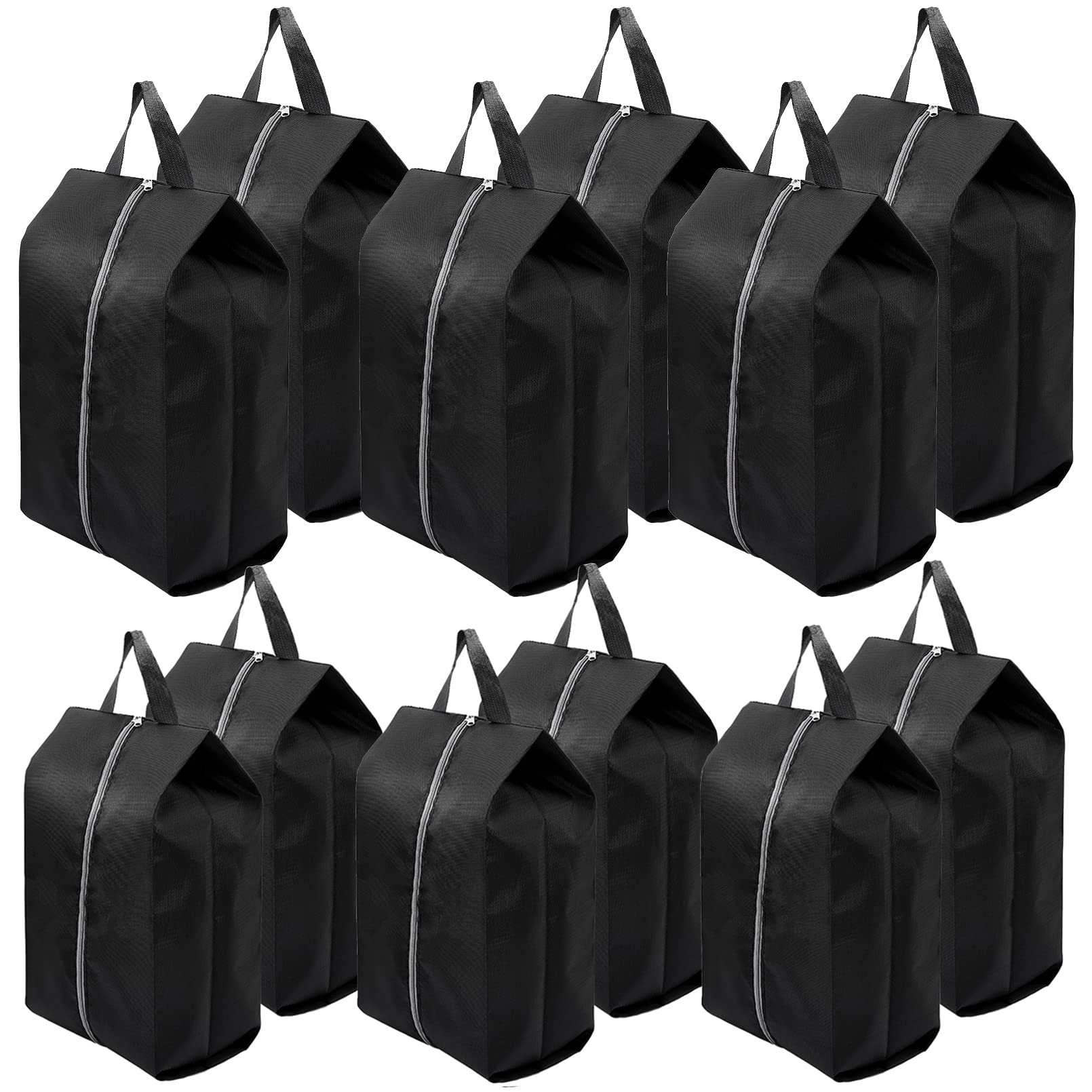 Waterproof Nylon Travel Shoe Bags with Zipper Closure - Portable Shoe Storage Organizer for Men & Women | Perfect for Gym, Business Trips & Vacation Packing