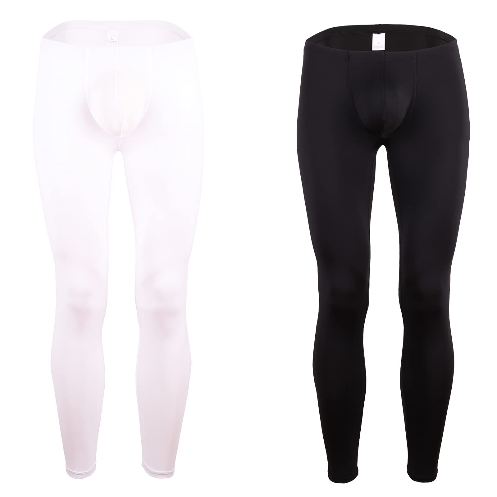 Men's Compression Long Pants - Skinny Sports Trousers for Workout, Fitness & Gym - Moisture Wicking Leggings for Running, Yoga & Training