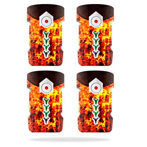 DJI Inspire 1 Battery Skin Wrap (4-Pack) - Bio Skull Design Protective Cover Sticker for DJI Drone Accessories | Perfect for Outdoor Aerial Photography & Drone Protection