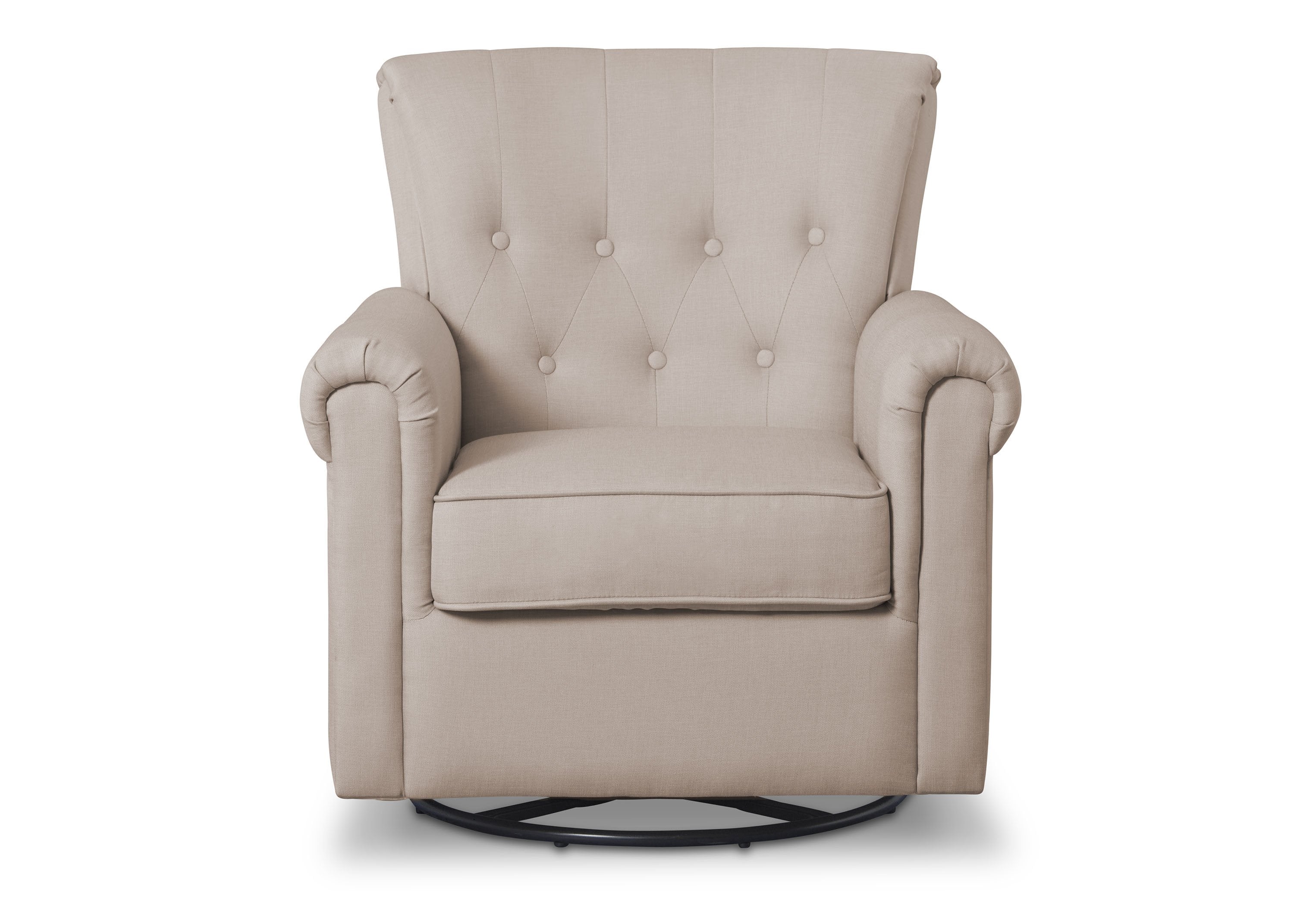 Harper Nursery Glider Swivel Rocker Chair - Comfortable Upholstered Recliner for Breastfeeding, Baby Room & Nursery - Perfect for Nursing, Rocking Baby to Sleep & Relaxing