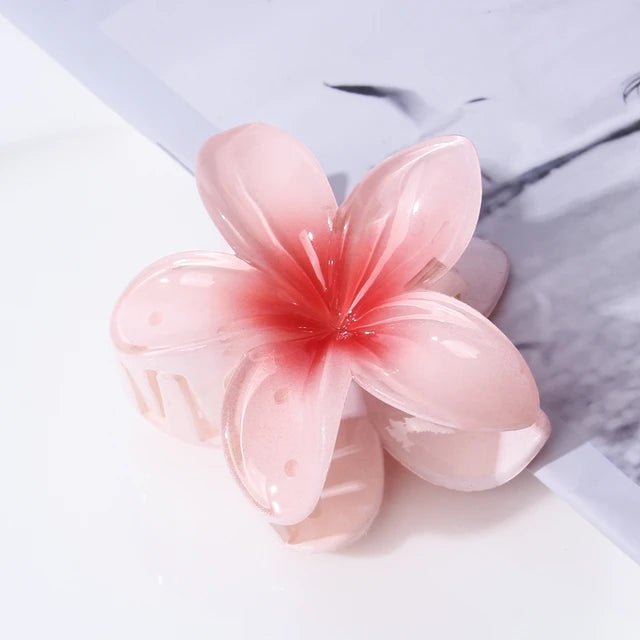 Exotic Frangipani Flower Hair Clip - Elegant and Stylish Hair Accessory for Women, Perfect for Weddings, Parties, and Everyday Wear