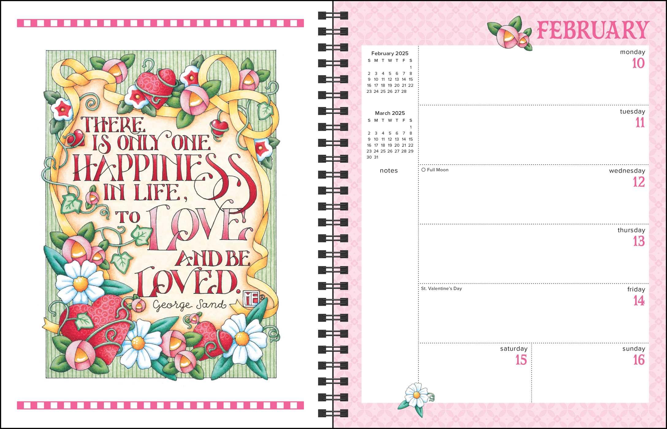 Mary Engelbreit's Mary's Mottos 2025 Monthly Weekly Planner Calendar - 12-Month Organizer for Work, School & Personal Scheduling | Perfect for Office, Home & Gift Giving