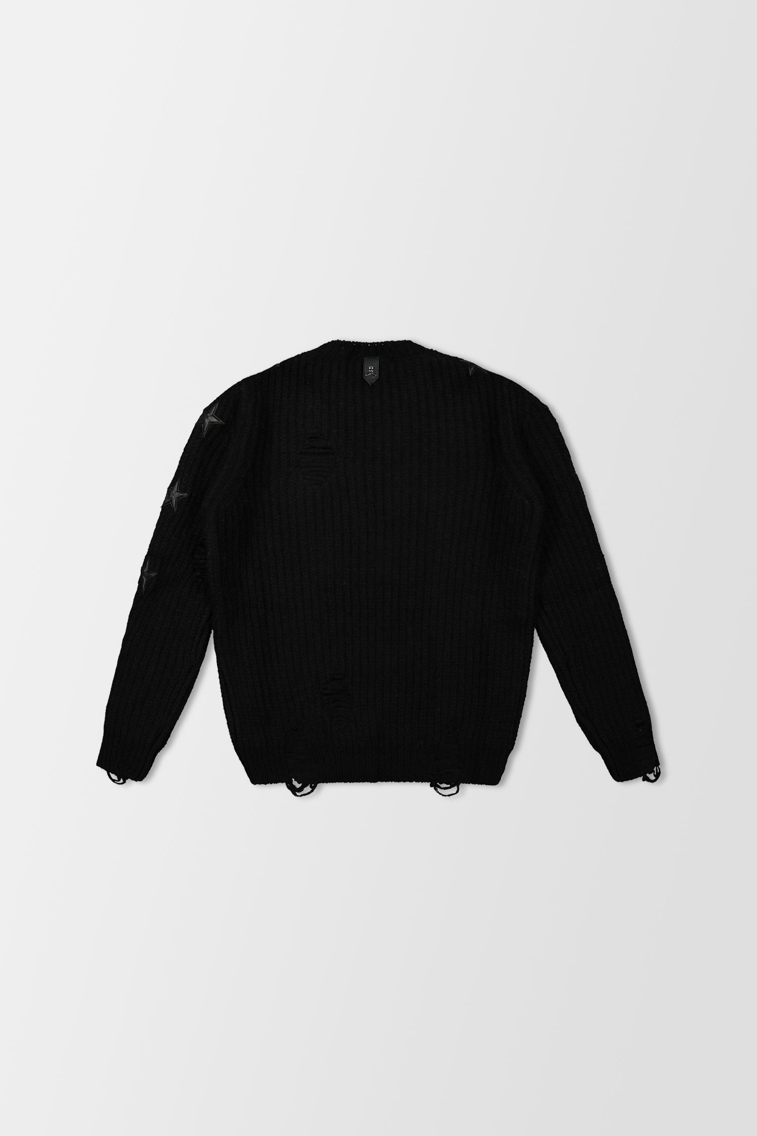 Philipp Plein Round Long Sleeve Stars Pullover Sweater - Stylish Casual Wear for Men's Fall & Winter Fashion