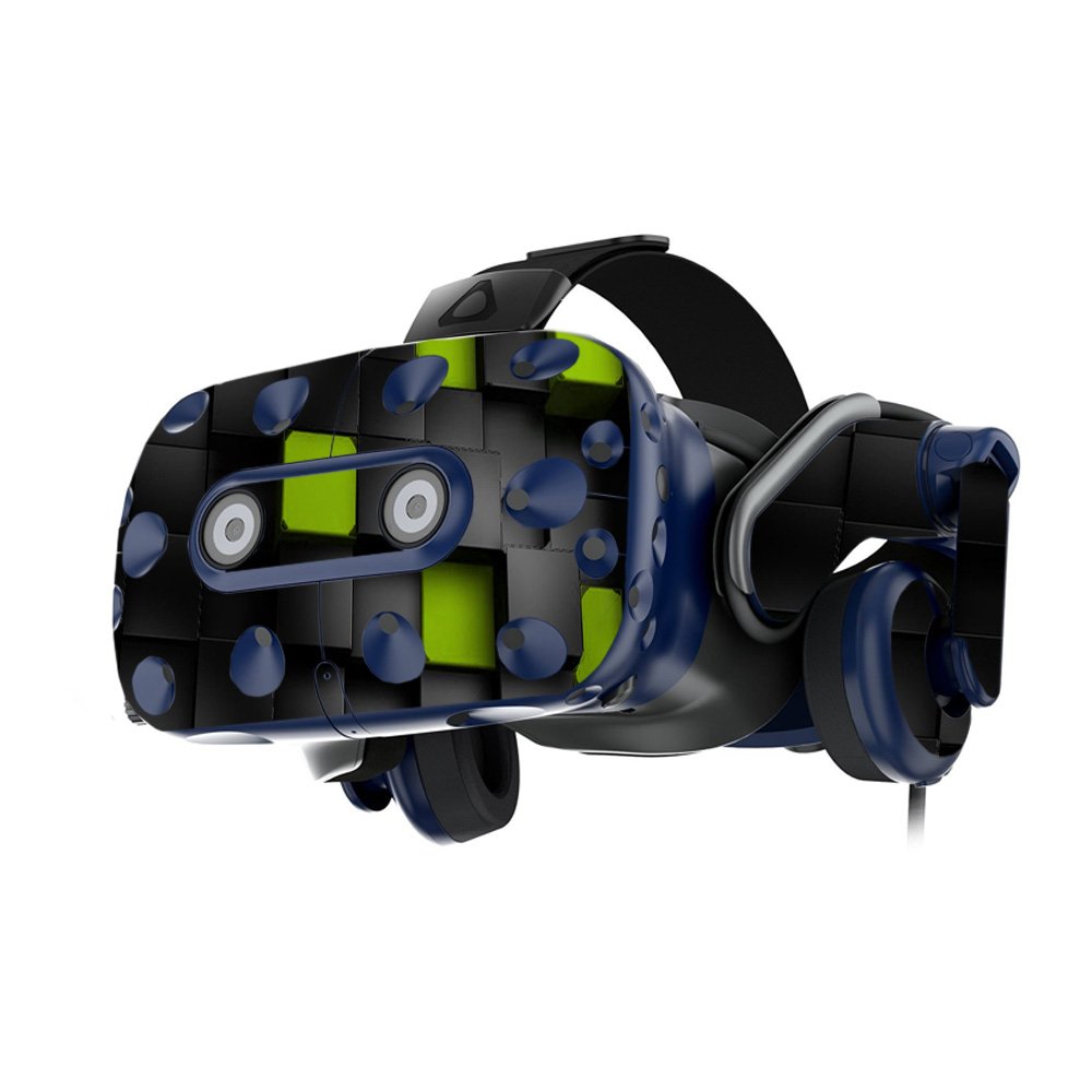 MightySkins Vinyl Decal Wrap Cover for HTC Vive Pro VR Headset - Cubes Design | Protective & Durable Skin | Easy to Apply & Remove | Made in USA | Perfect for Gaming, VR Enthusiasts & Customization Lovers