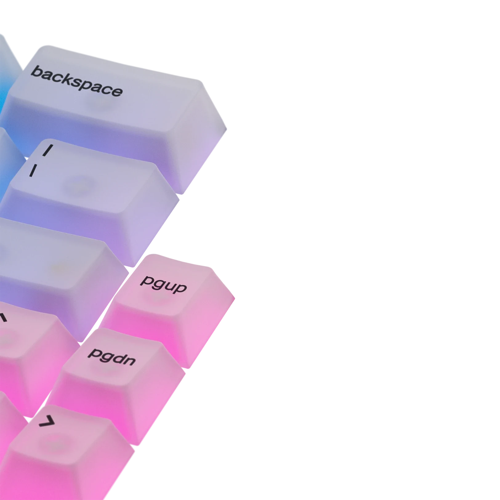 Polychroma Keycaps for Mechanical Keyboards - Custom RGB Backlit Keycaps for Gaming & Typing - Perfect for PC, Mac & Laptop Keyboards (US Layout)