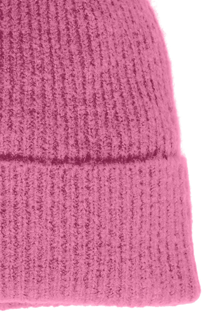 Avo Beanie (Super Pink) - Soft Winter Knit Hat for Women & Men - Perfect for Skiing, Snowboarding & Outdoor Activities