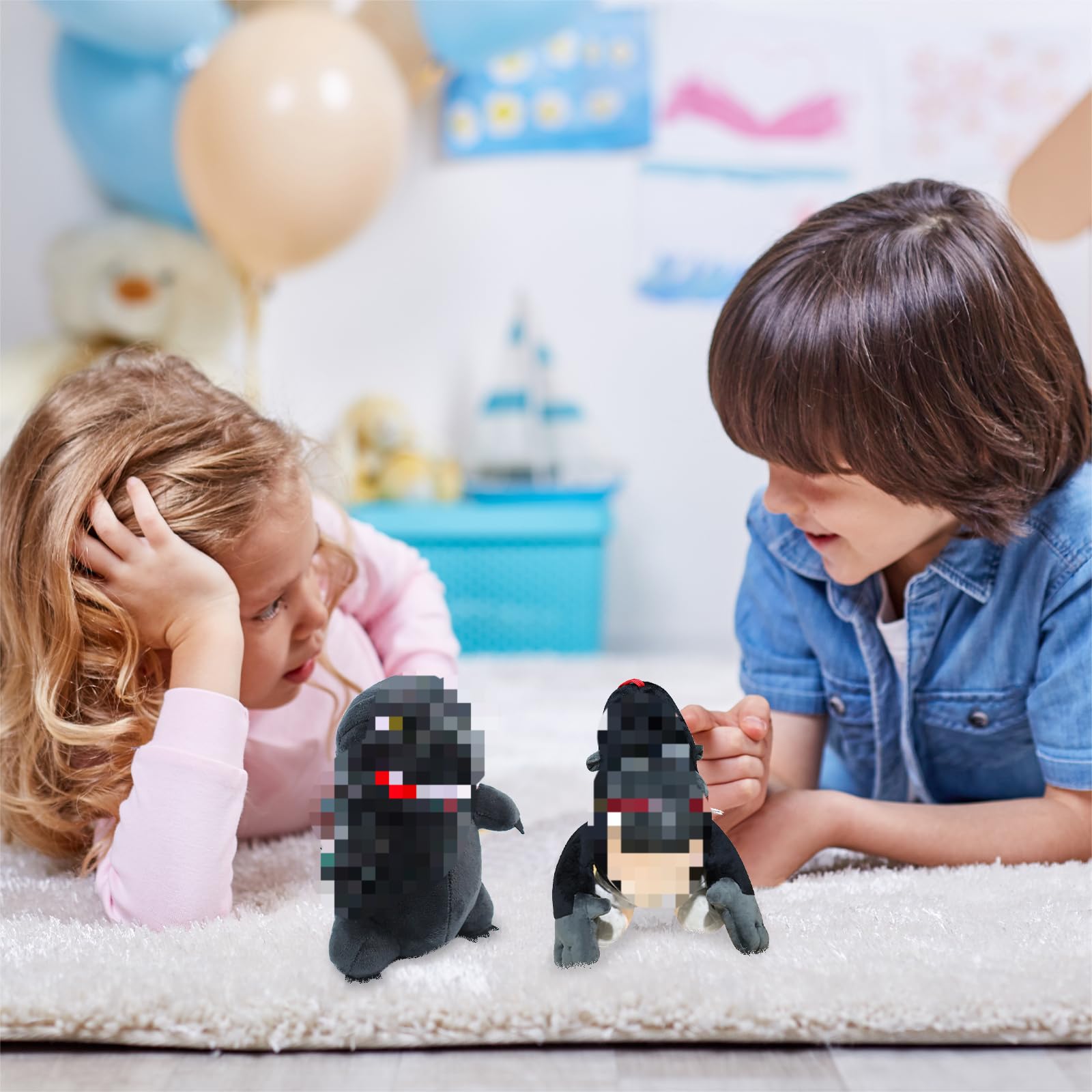 CLVSYH Godzilla vs King Kong Stuffed Animal Plush Toy - 25cm King Kong Soft Toy for Kids, Birthday Party Favors, Christmas Gifts & Collectibles - Perfect for Movie Nights, Bedtime Companions & Superhero Playtime