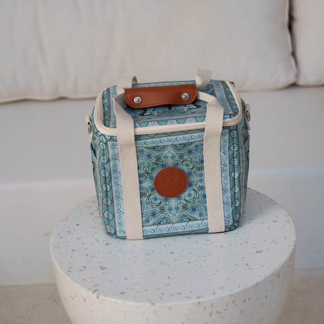 Butterfly Effect Mini Cooler - Portable Personal Cooler for Drinks, Picnics, Beach & Outdoor Activities | Compact & Lightweight Design | Perfect for Travel, Camping, and Road Trips