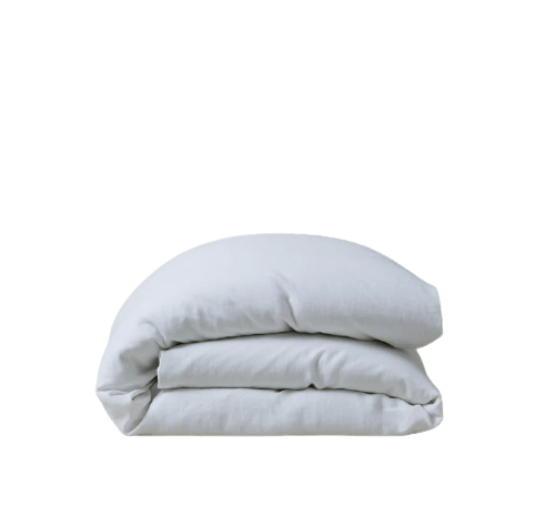 Premium Ravello Linen Duvet Cover King Size - 100% Natural Breathable Bedding Set in White | Luxury Hotel Style Bedroom Decor for Master & Guest Rooms