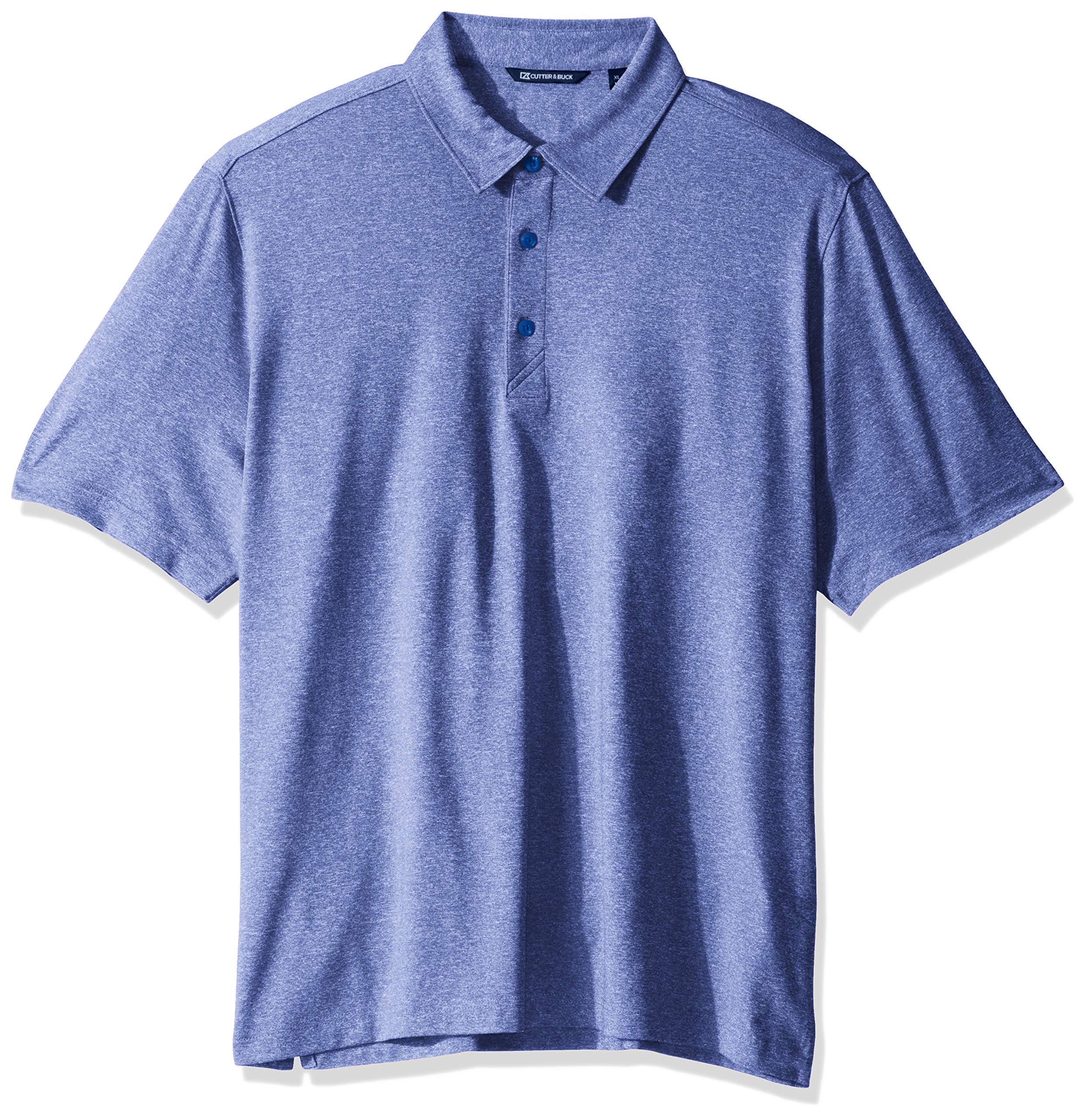 Cutter & Buck Men's Forge Heather Polo Shirt - Moisture-Wicking Performance Golf & Casual Wear for Men