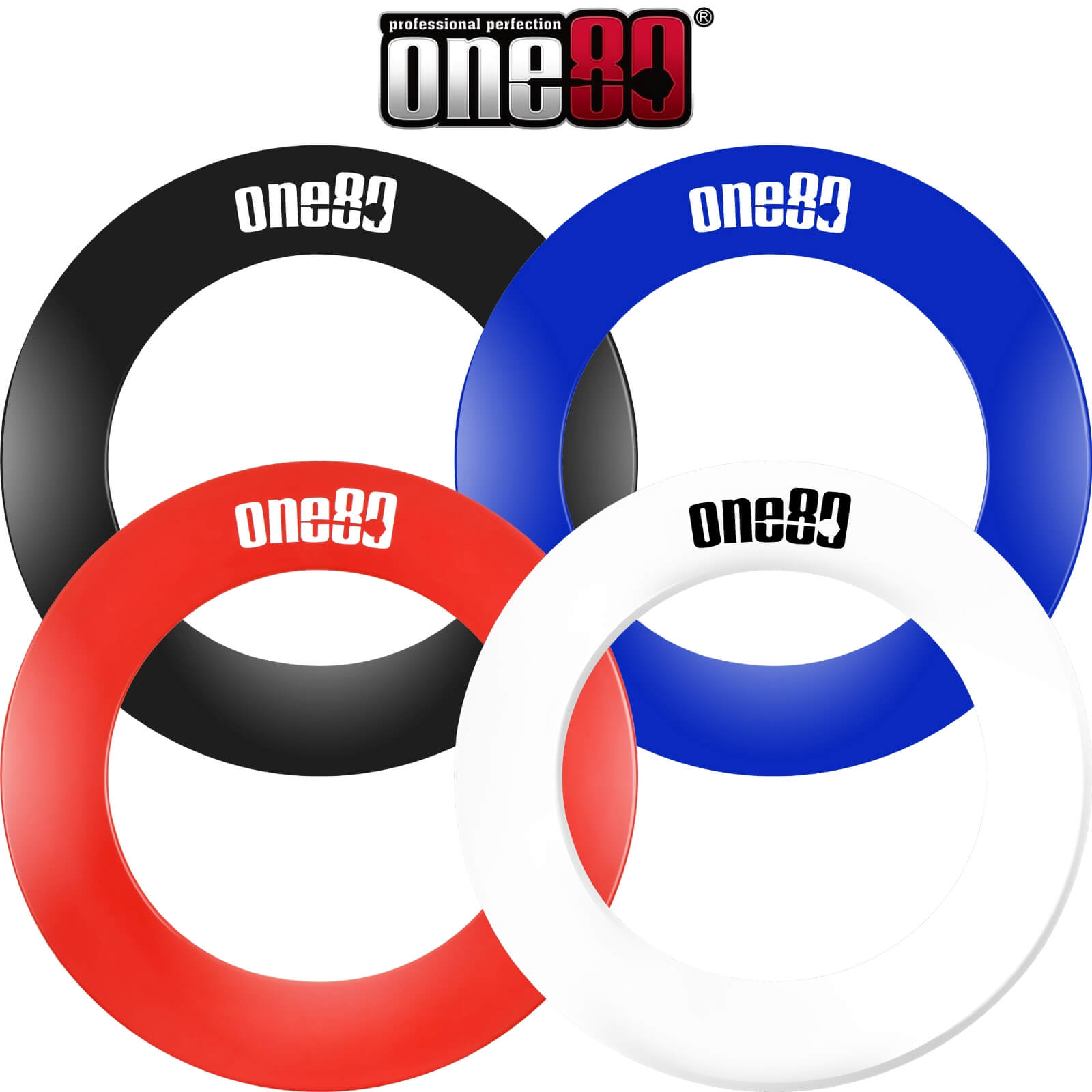 One80 1 Piece Dartboard Surround - High-Quality Dart Board Protector for Home & Bar - Perfect for Safe Dart Playing & Wall Protection