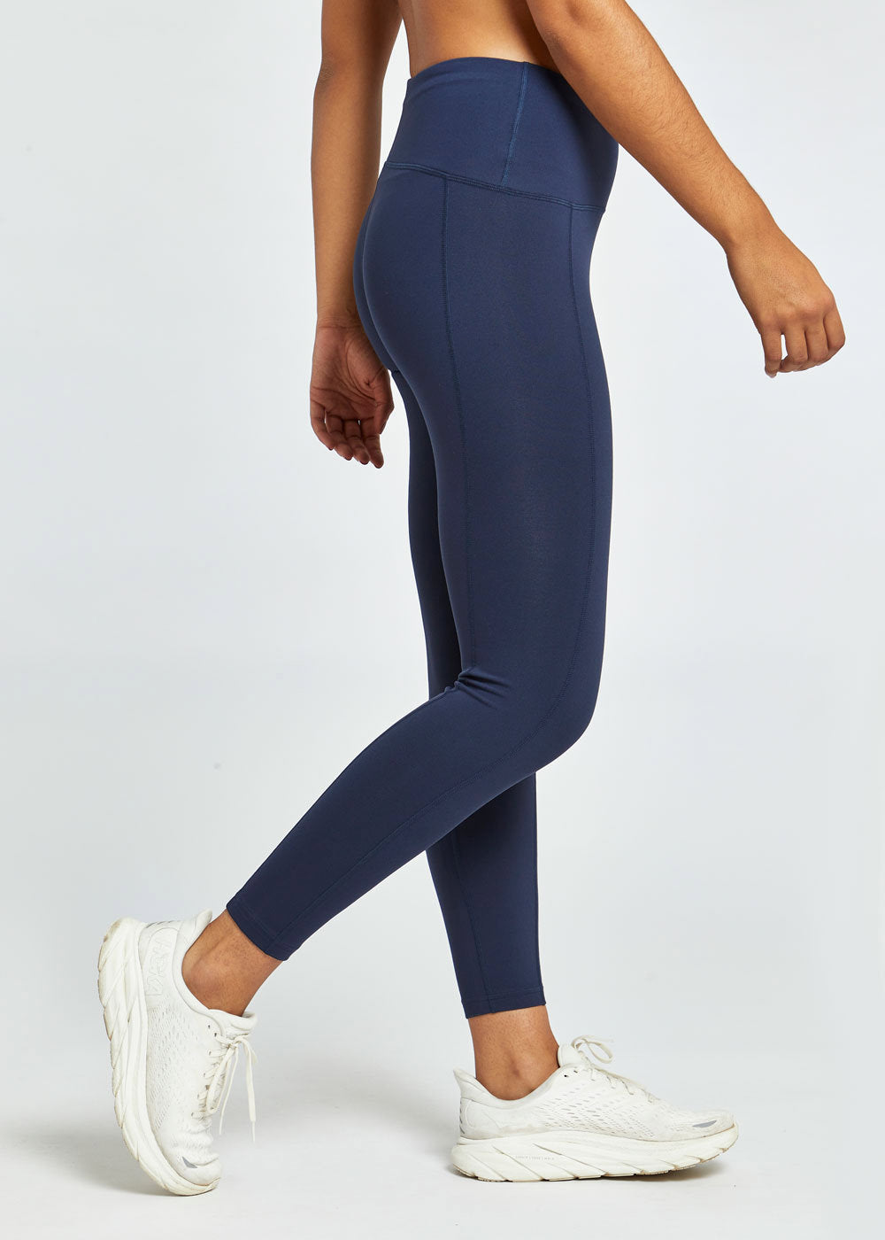 Mo Women's High-Waisted 7/8 Running Tights - Breathable Workout Leggings for Yoga, Gym & Outdoor Jogging