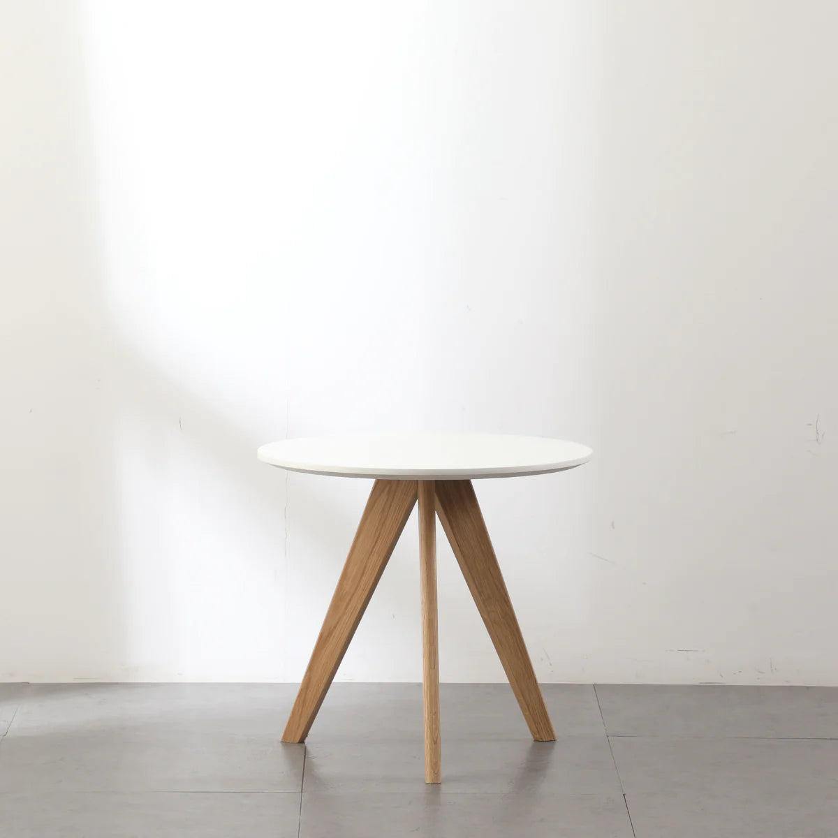 Scandinavian Glider Nesting Table Set of 2 - Modern Side Tables for Living Room, Bedroom & Office - Space Saving Coffee Tables with Smooth Gliding Motion