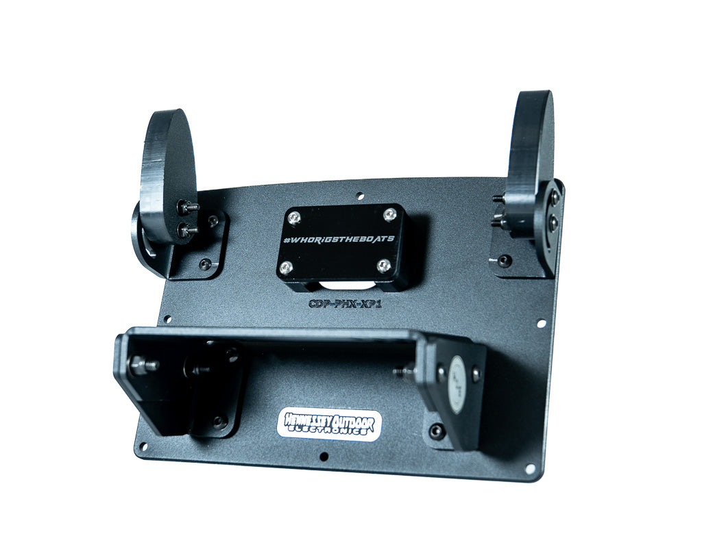 H.O.E. Single Console Mount System for Phoenix 5 Gauge (10.75W x 7.75H) - Perfect for Marine, Boating, and Dashboard Instrument Installation