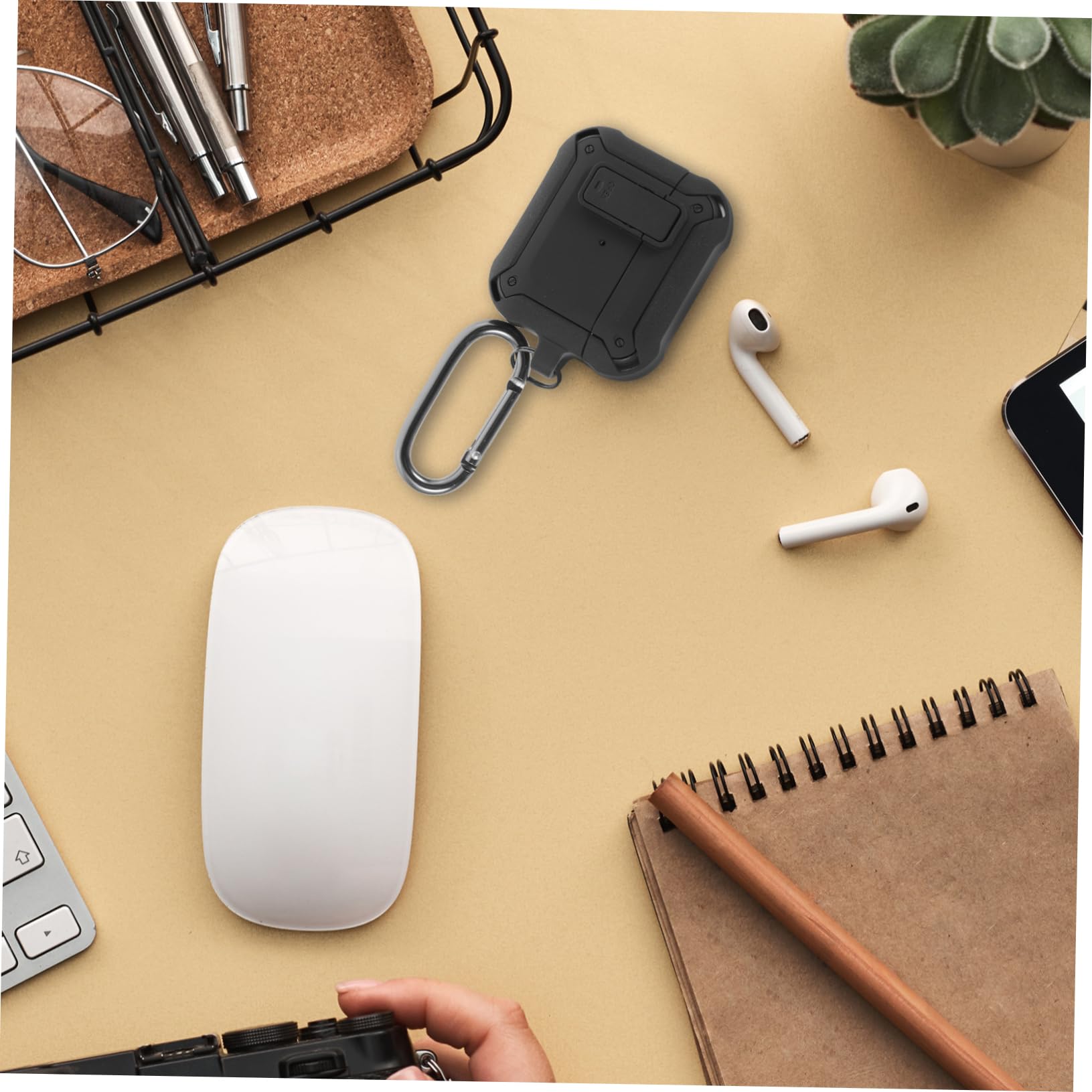 Veemoon Professional Protective Case for 4 Lightweight Earphone Charging Box Cover - Durable Shockproof Cover for Wireless Earbuds - Perfect for Travel, Gym, and Daily Use