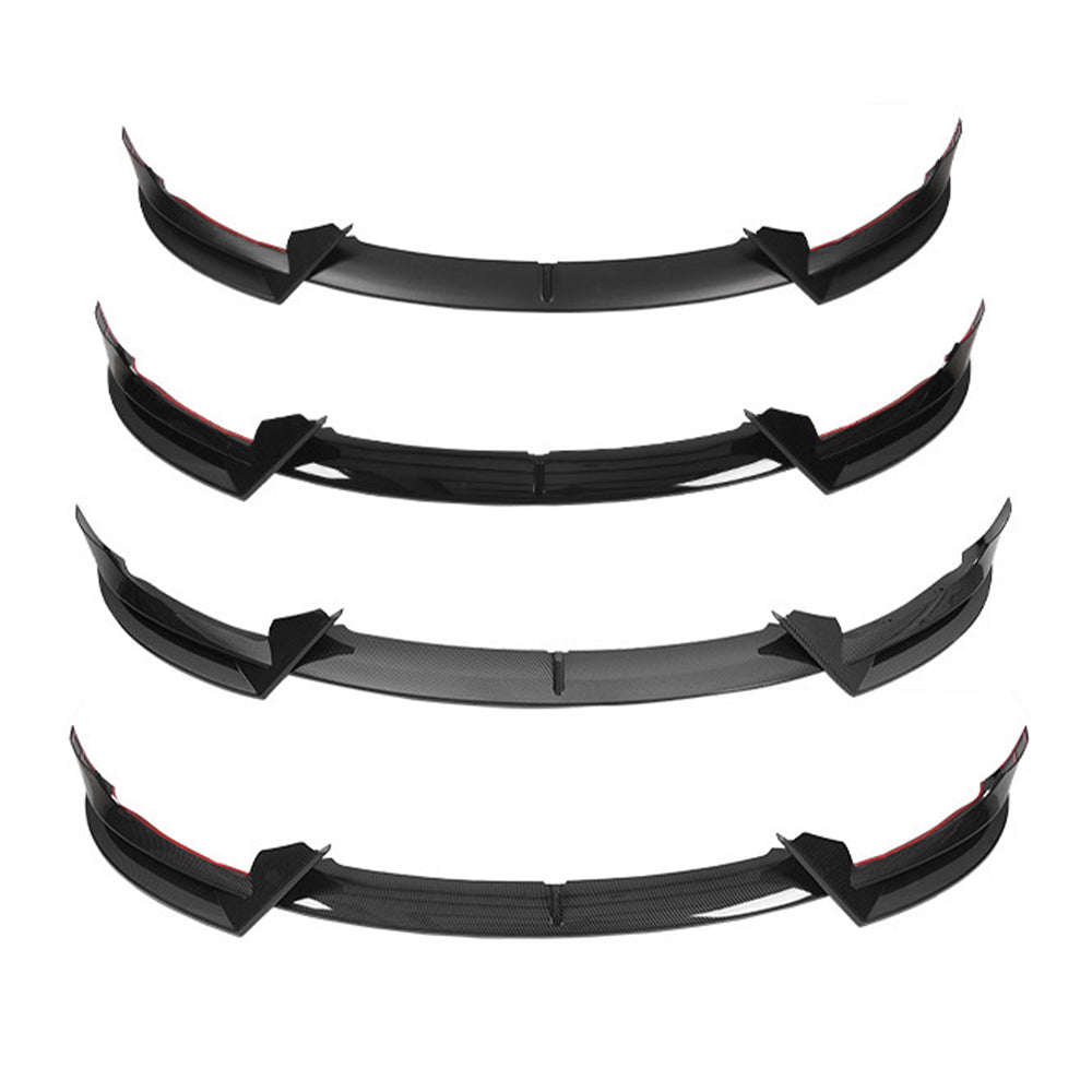 High-Performance Front Lip Spoiler for Tesla Model 3 (2017-2023) - ABS Plastic Body Kit in Glossy Black, Matte Black & Carbon Fiber | Enhance Aerodynamics & Sporty Look for Daily Driving & Car Shows