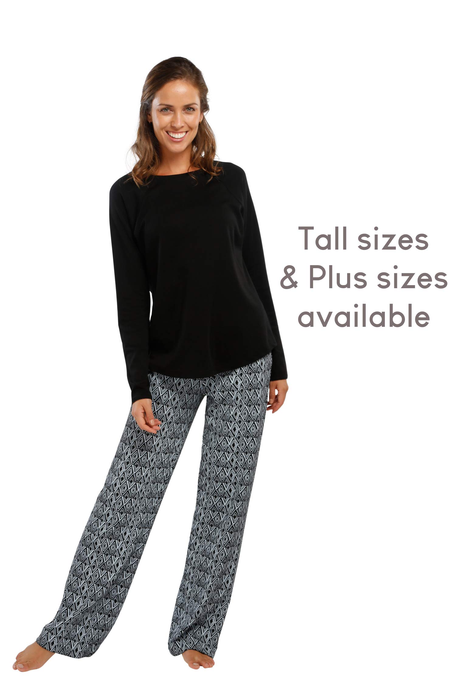 Premium 100% Pima Cotton Women's Pajama Set - Ultra Soft Lounge Sleepwear for Women - Cozy Homewear & Nightwear for Relaxation, Spa Days & Gift Giving