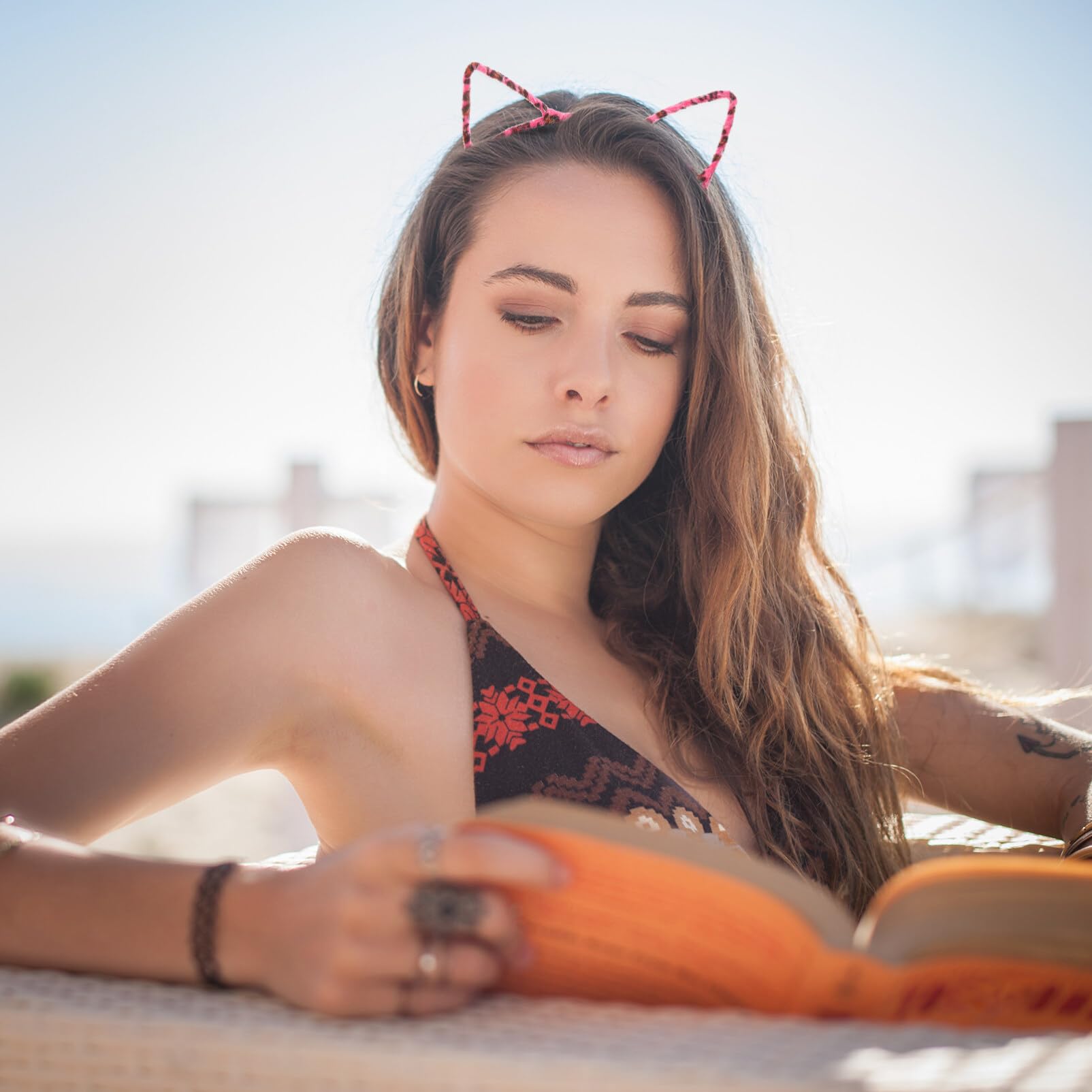 Beaupretty 30pcs Cat Ear Headbands - Plastic Hair Accessories for Women Girls, Halloween Cosplay Costume Party, Birthday Theme Events, Photo Props