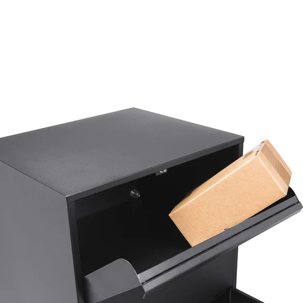 Barska CB13706 Extra Large Locking Parcel Box - Secure Single Compartment Mailbox for Packages | Perfect for Home, Office & Apartment Deliveries