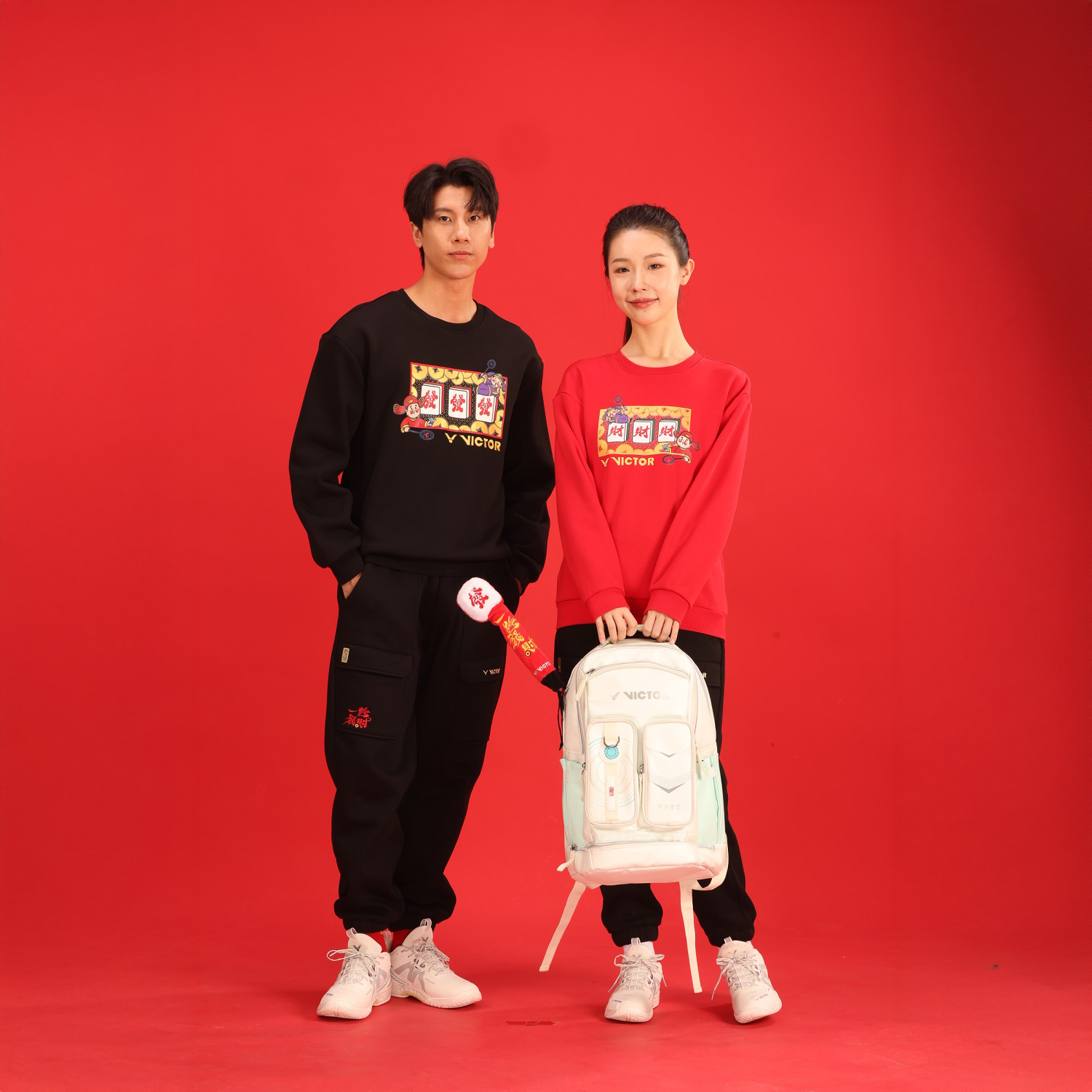 Victor 2025 Chinese New Year Backpack BR5029CNY - Lunar New Year Dragon Design School Bag for Kids & Teens (Soothing Sea Blue) - Perfect for School, Travel & Holiday Gifts