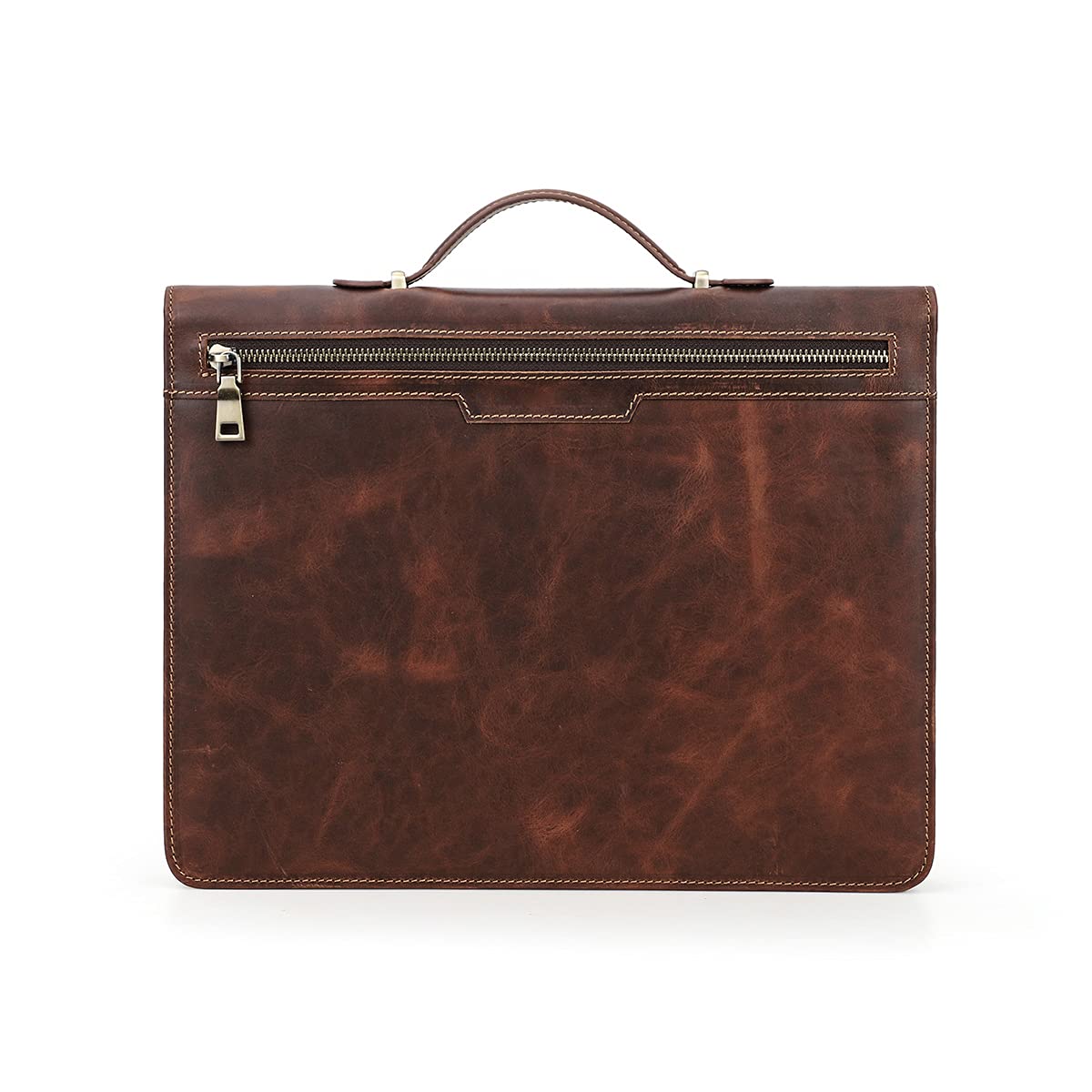 Premium Genuine Leather Travel Portfolio for iPad Pro 12.9