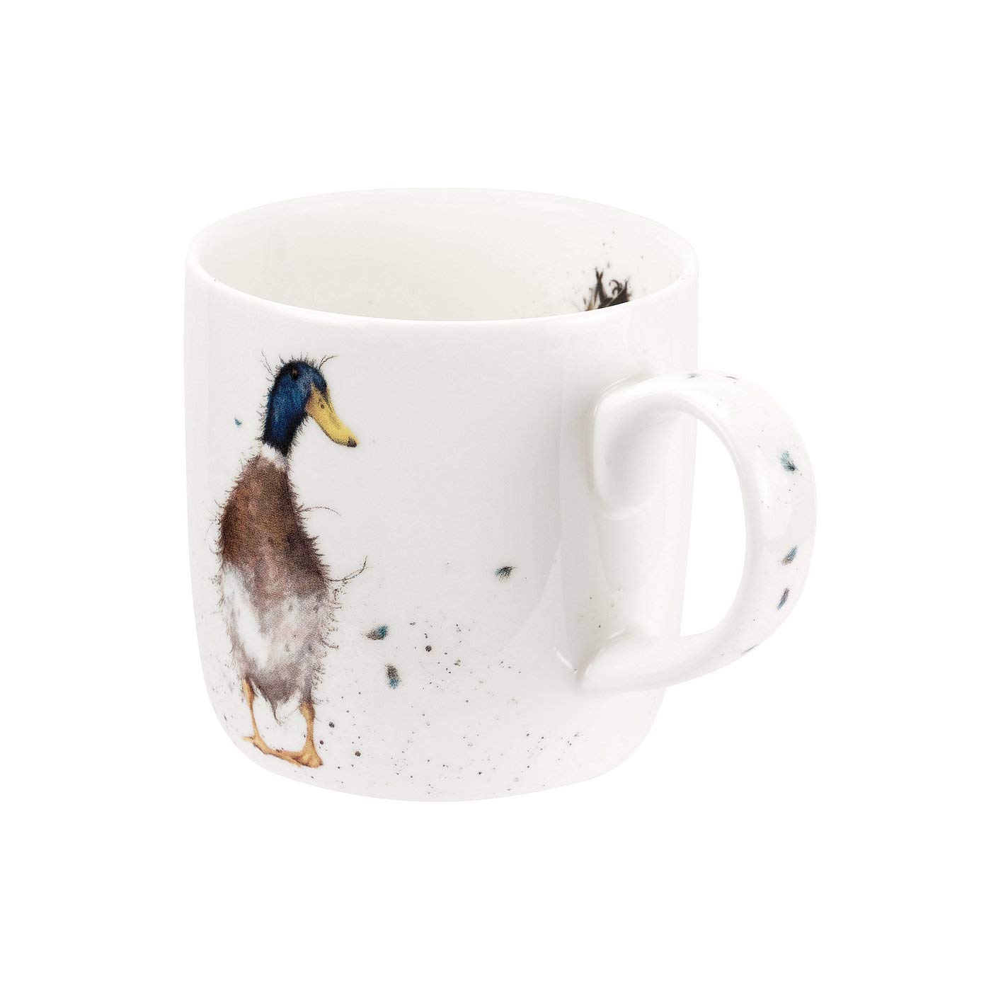 Royal Worcester Wrendale Designs Guard Duck Mug - 11oz Fine Bone China Coffee Cup | Microwave & Dishwasher Safe | Perfect for Tea, Coffee & Hot Chocolate at Home or Office