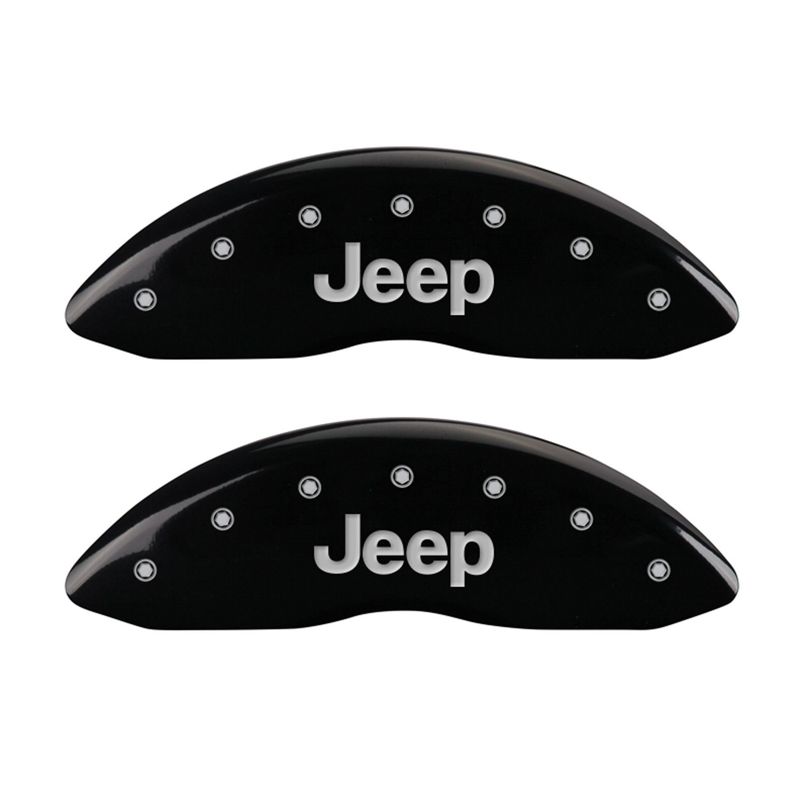 High-Quality MGP Caliper Covers 42006SJPLBK - Set of 4 with Durable Black Powder Coat Finish | Perfect for Car Enthusiasts & Vehicle Customization