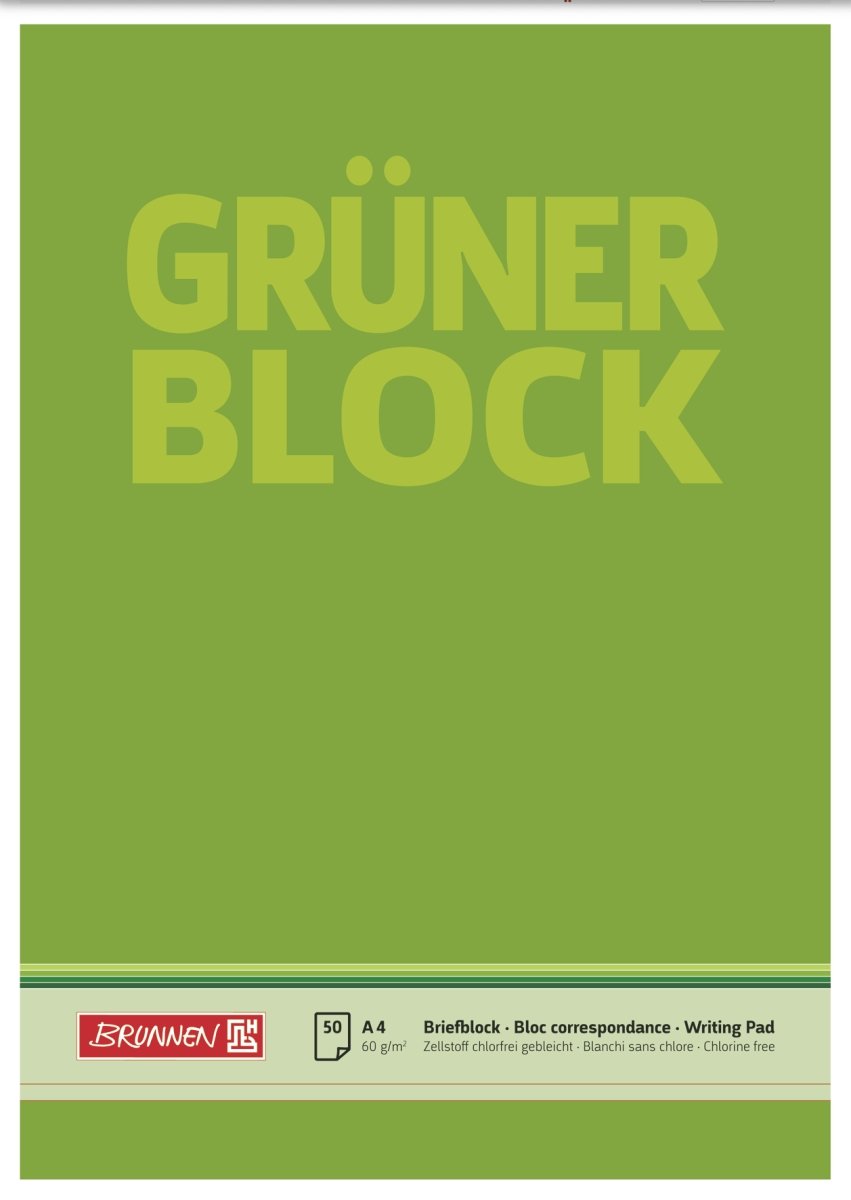 Baier & Schneider A4 White Letter Writing Pad - 50 Sheets, Premium Quality Paper for Office, School & Home Use - Perfect for Notes, Letters & Professional Documents