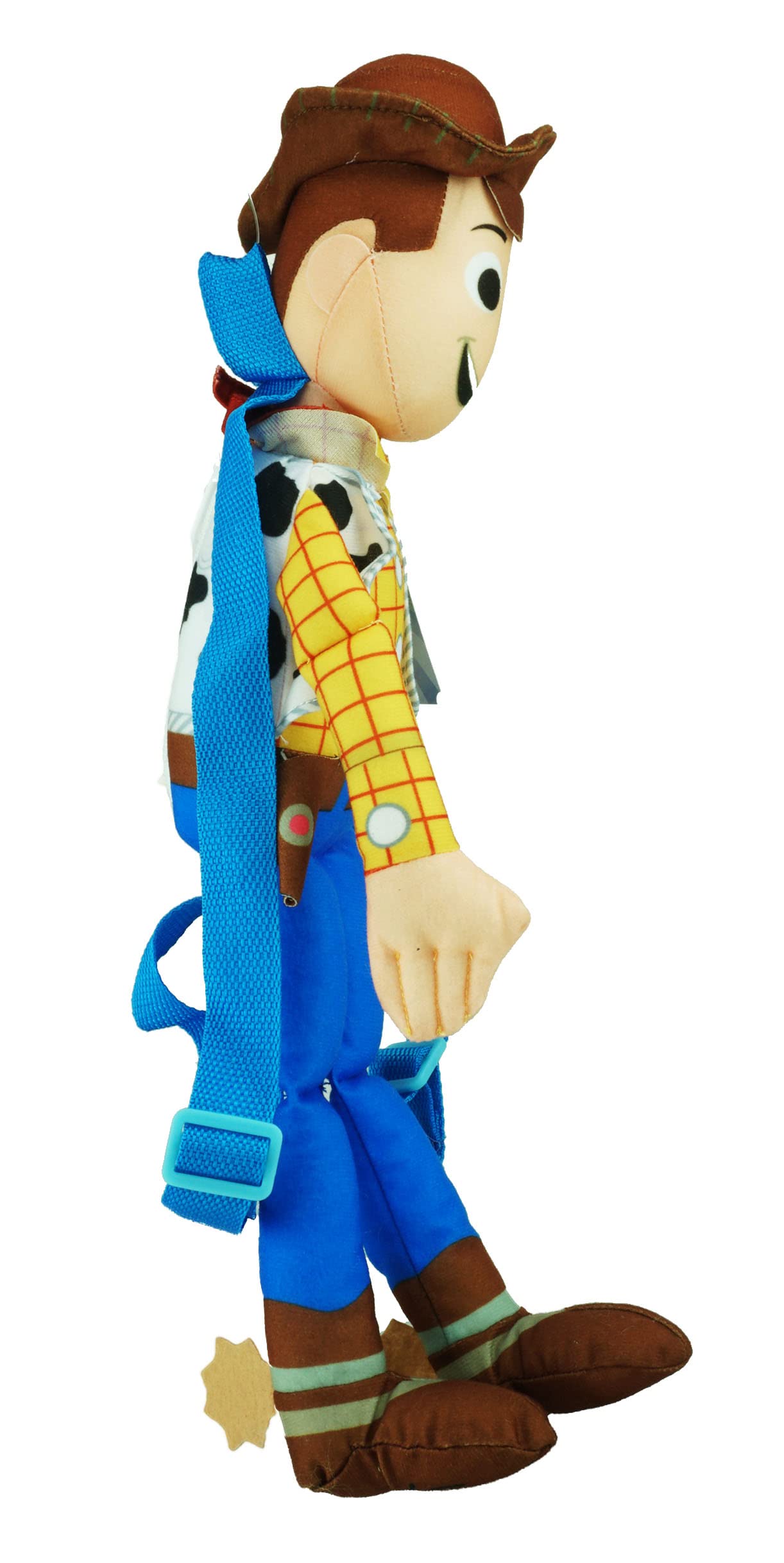 Disney Pixar Woody 16 Inch Plush Backpack - Official Toy Story Character Backpack for Kids, School, Travel & Cosplay