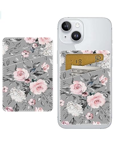 Grey Pink Flowers