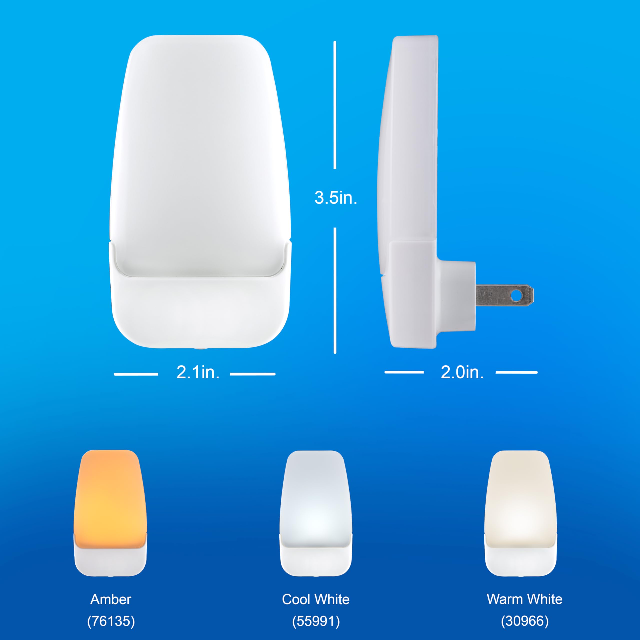 GE LED Night Light Plug-in with Dusk to Dawn Sensor, Amber Sleep Light for Bedroom, Bathroom, Nursery - 2 Pack | Energy Efficient Ambient Lighting for Kids & Adults | Perfect for Hallways, Kitchens & Safe Nighttime Navigation