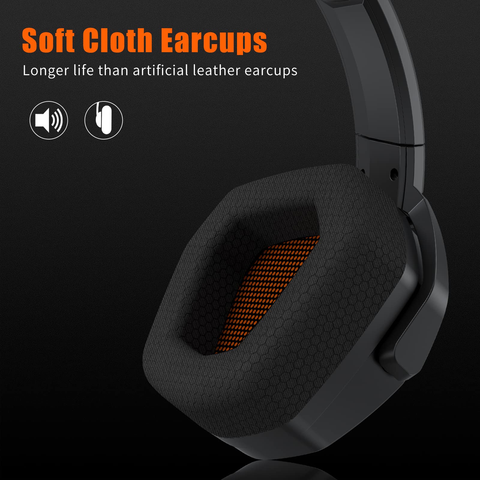 NUBWO G06 Wireless Gaming Headset with Microphone for PS5, PS4, PC, Mobile, Nintendo Switch - 2.4GHz Low Latency & Bluetooth 5.0 - 100 Hour Battery Life - 50mm High-Quality Drivers - Perfect for Online Gaming, Streaming & Work Calls