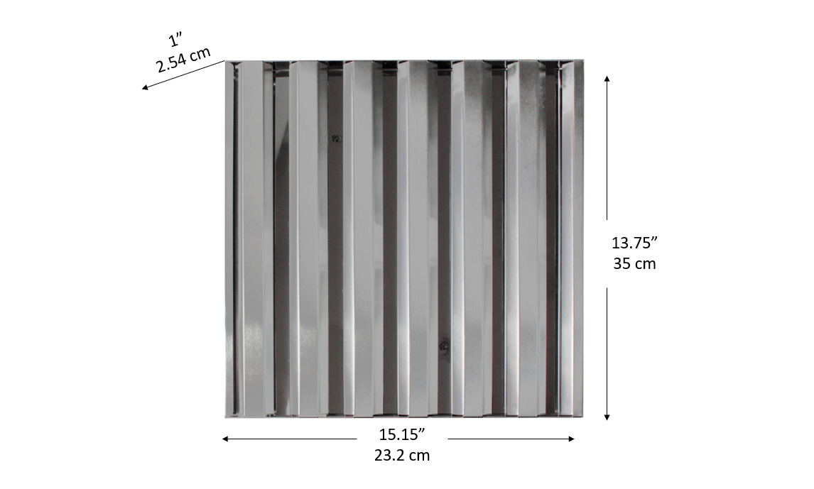 Pro UC 30-Inch Range Hood Filter - Stainless Steel Replacement for Kitchen Ventilation - Perfect for Home Cooking, Grilling & Smoke Removal